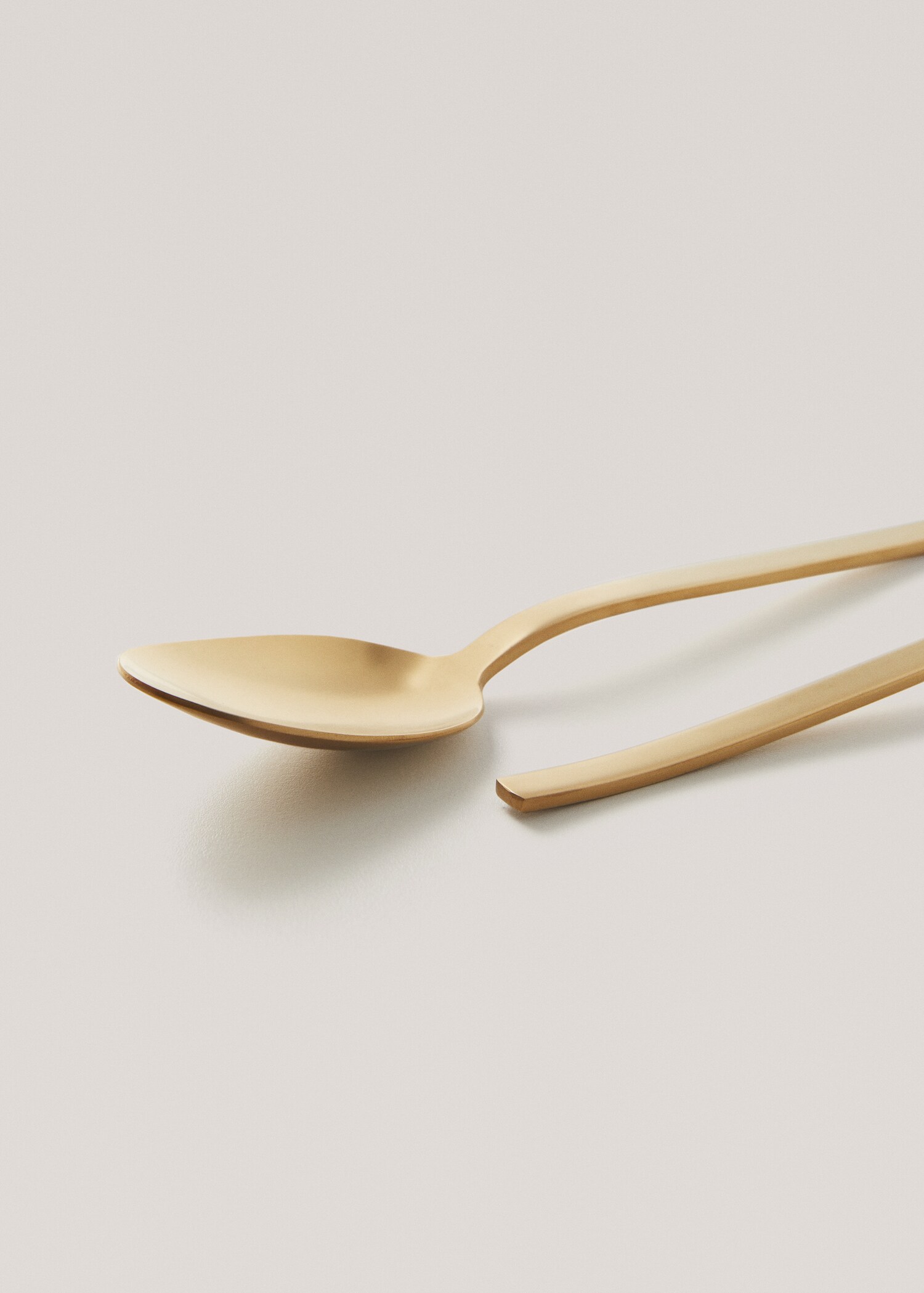 4-pack of 100% steel gold spoons - Details of the article 1