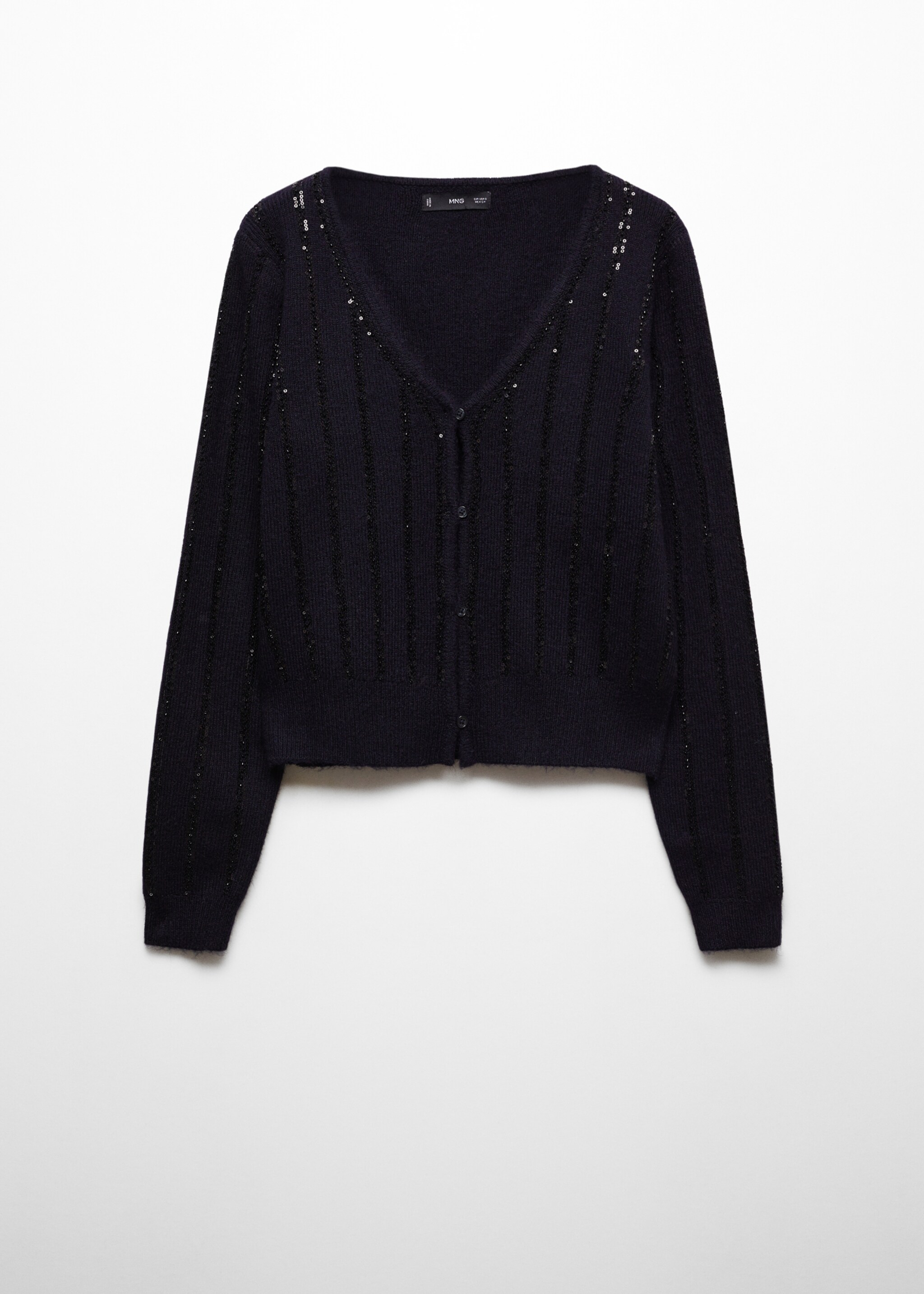 Paillettes knit cardigan - Article without model