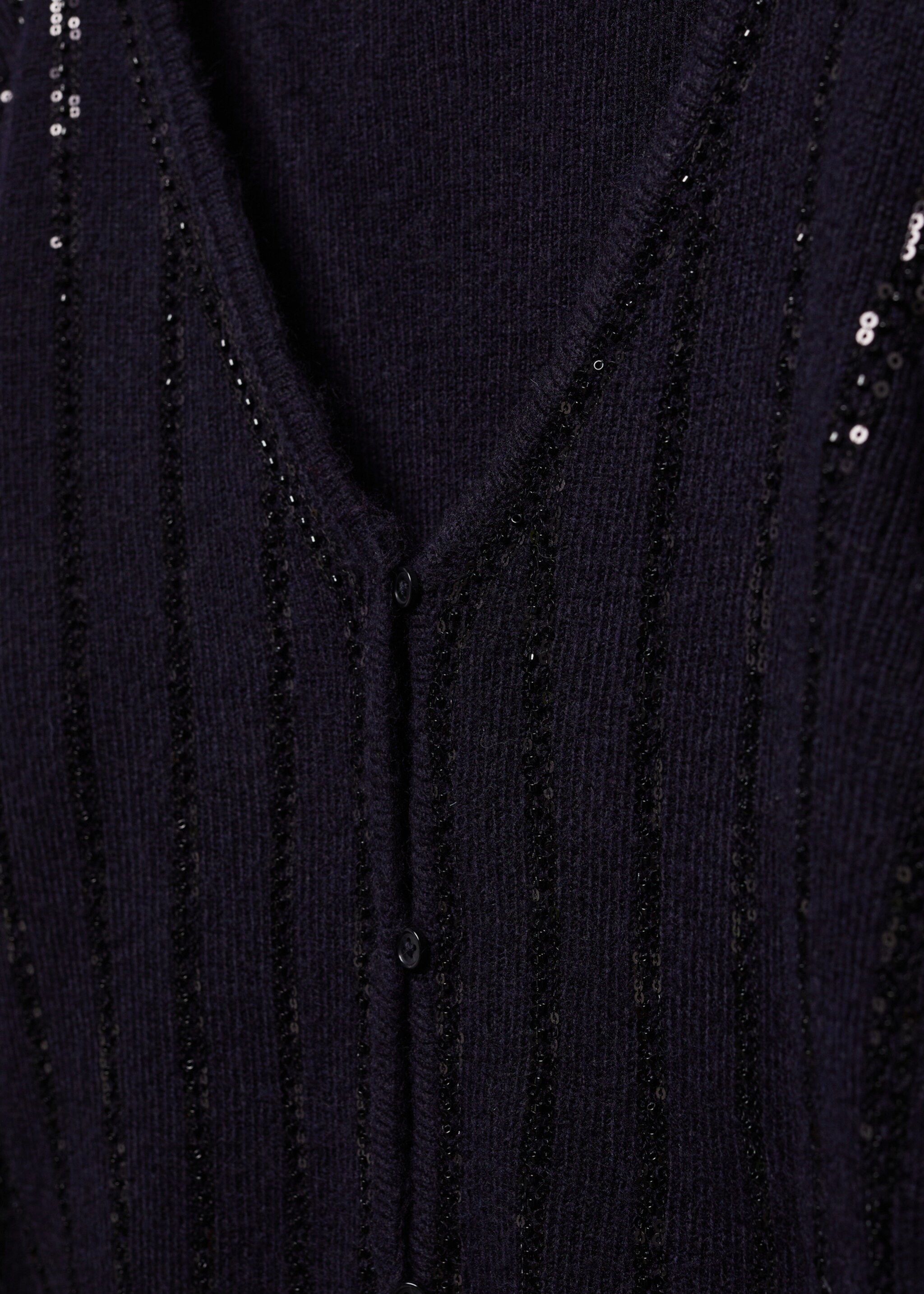 Paillettes knit cardigan - Details of the article 8