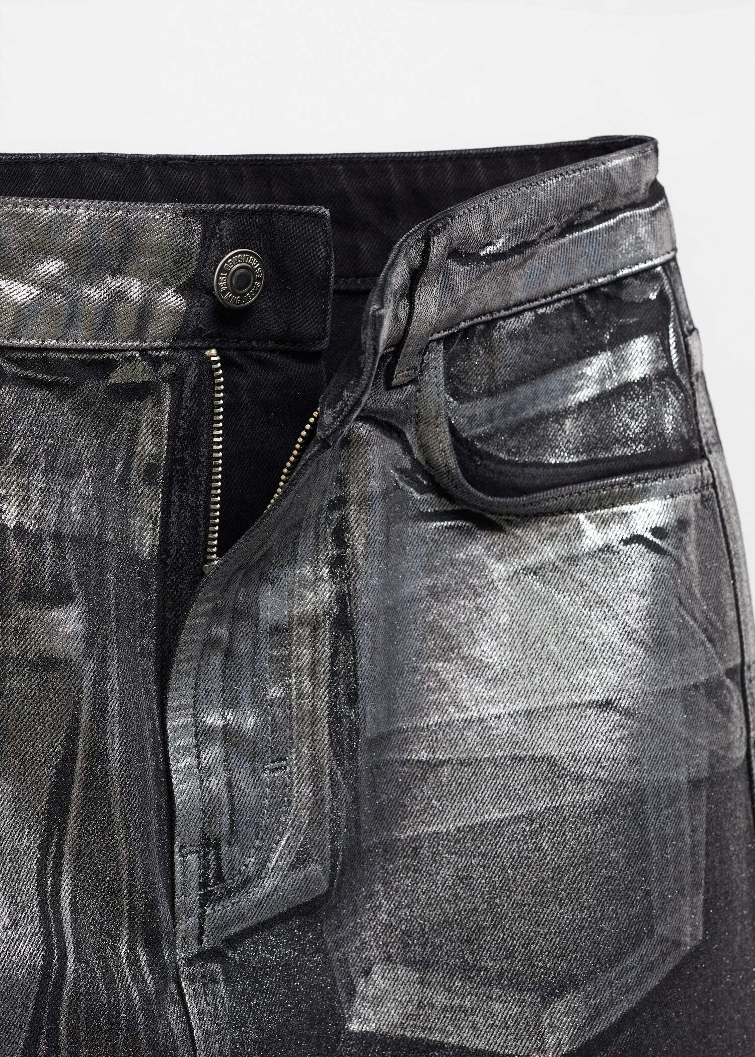 Lång jeanskjol foil - Detaljer om artikeln 8