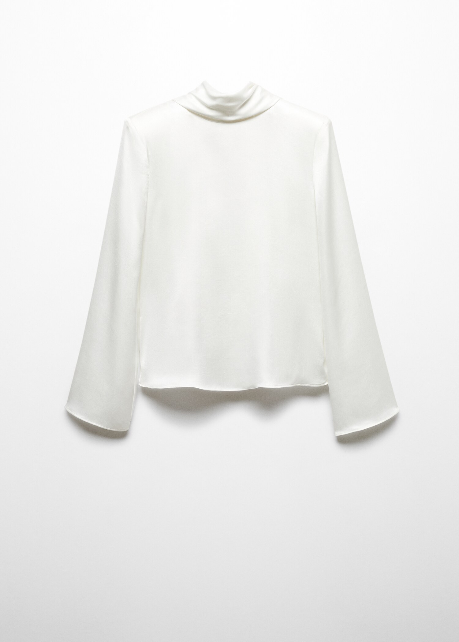 Open-back blouse with shoulder pads - Article without model