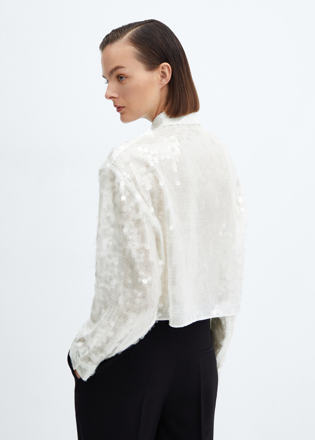 Reversible sequin shirt womens cheap
