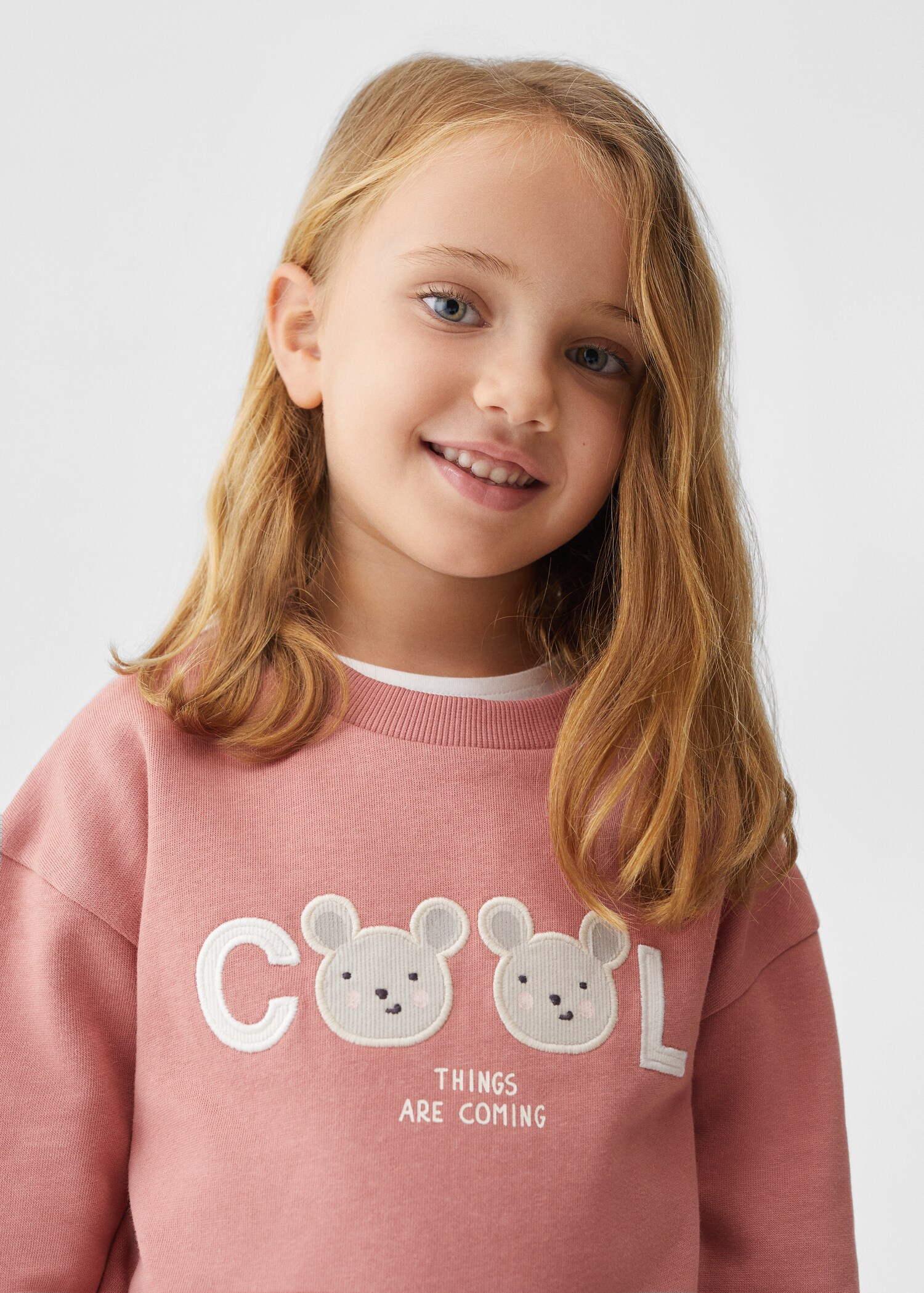 Printed message sweatshirt - Details of the article 1
