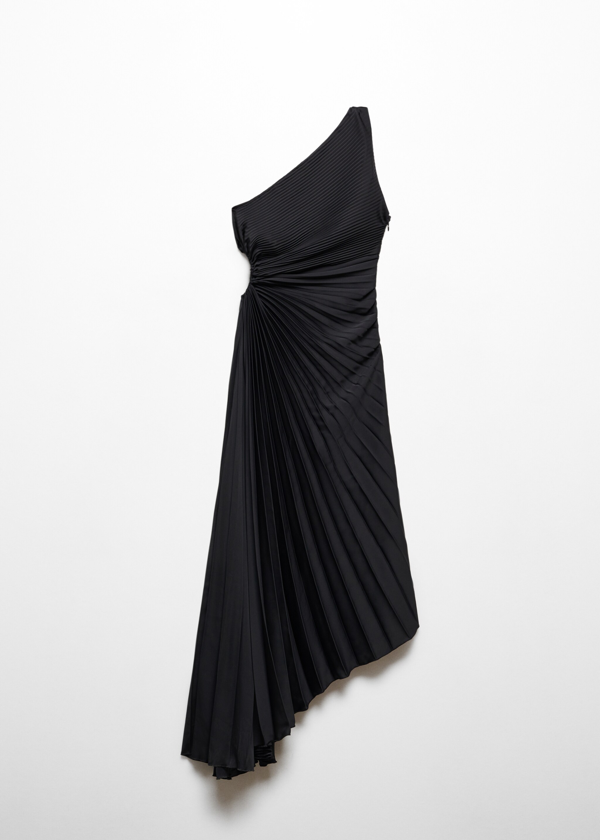 Vestido asimétrico plisado - Artículo sin modelo
