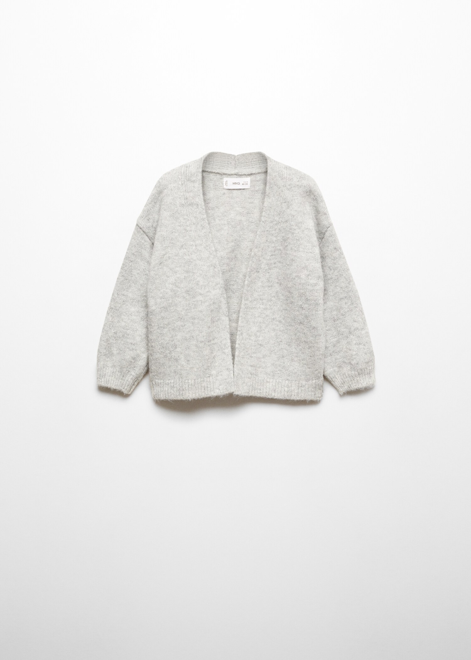 Lurex knitted cardigan - Article without model