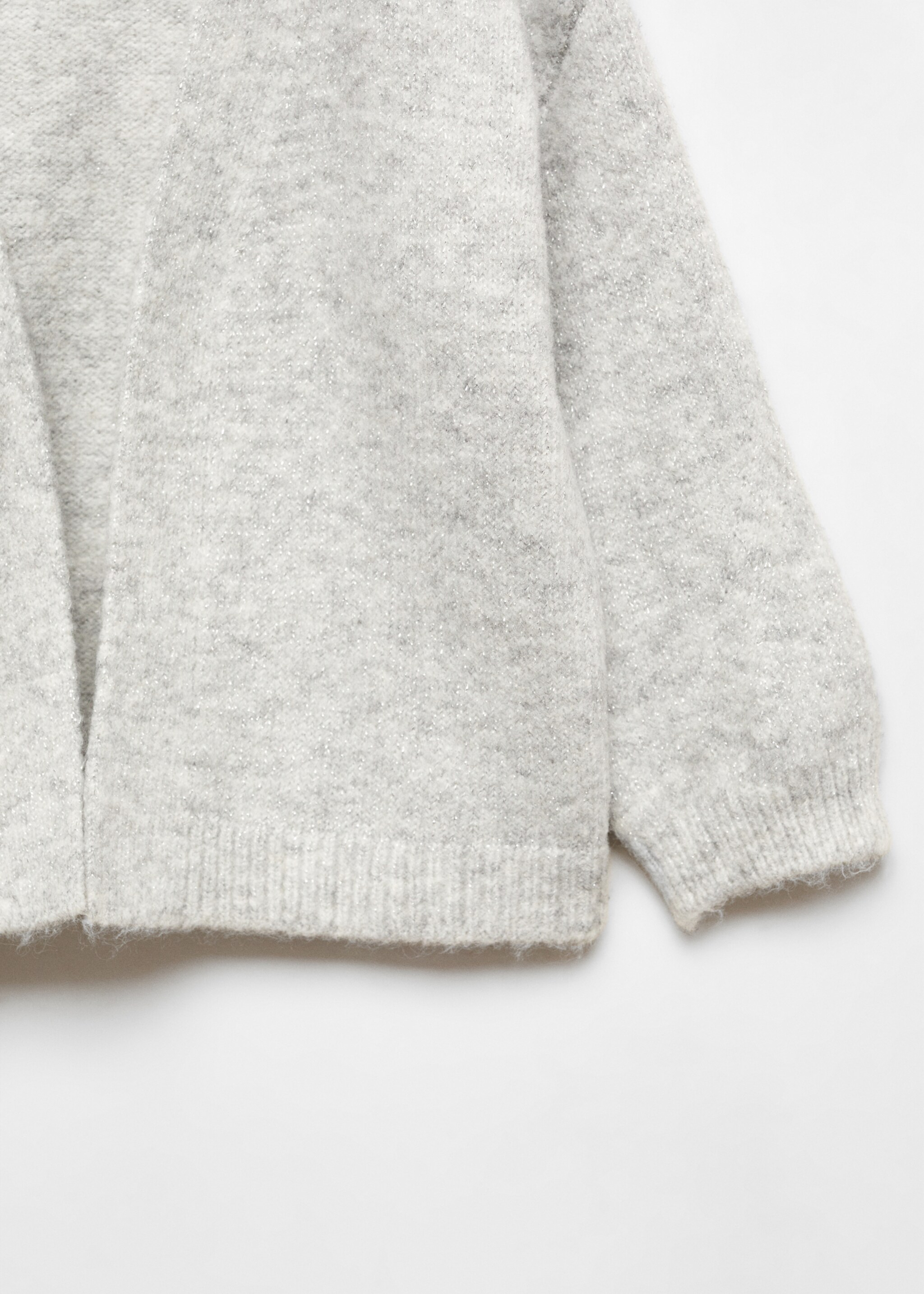 Lurex knitted cardigan - Details of the article 8