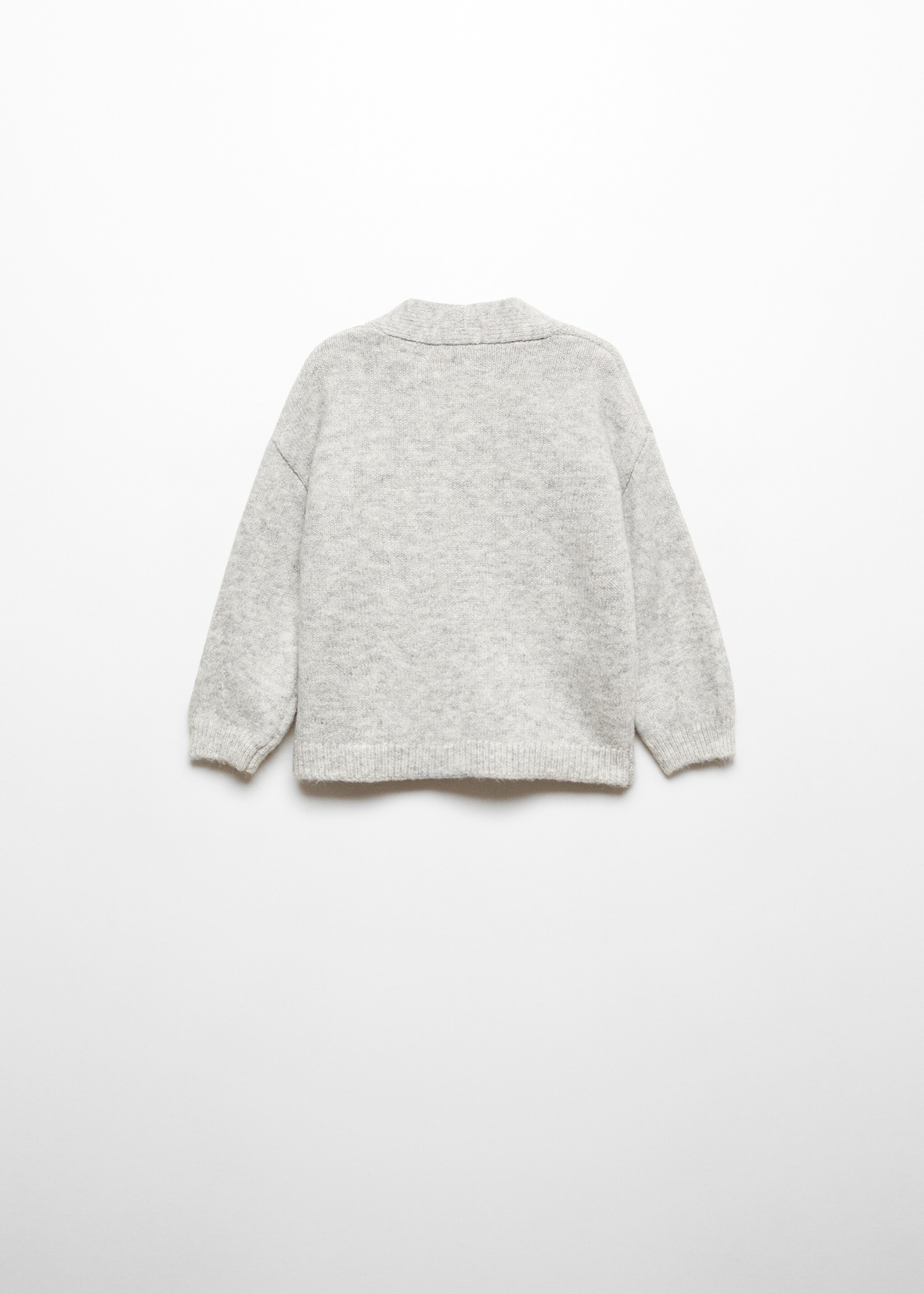 Lurex knitted cardigan - Reverse of the article