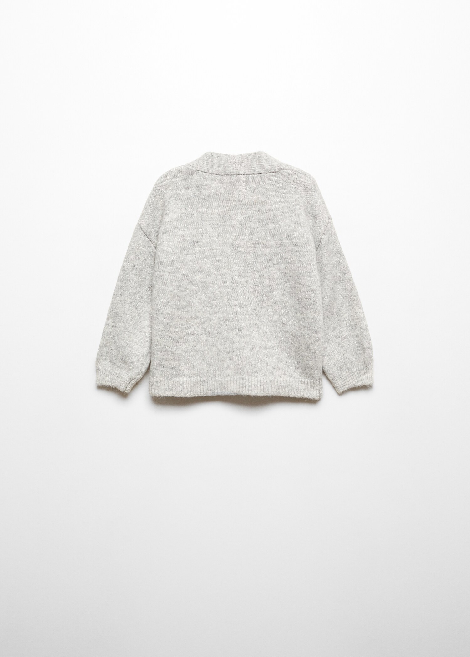 Lurex knitted cardigan - Reverse of the article