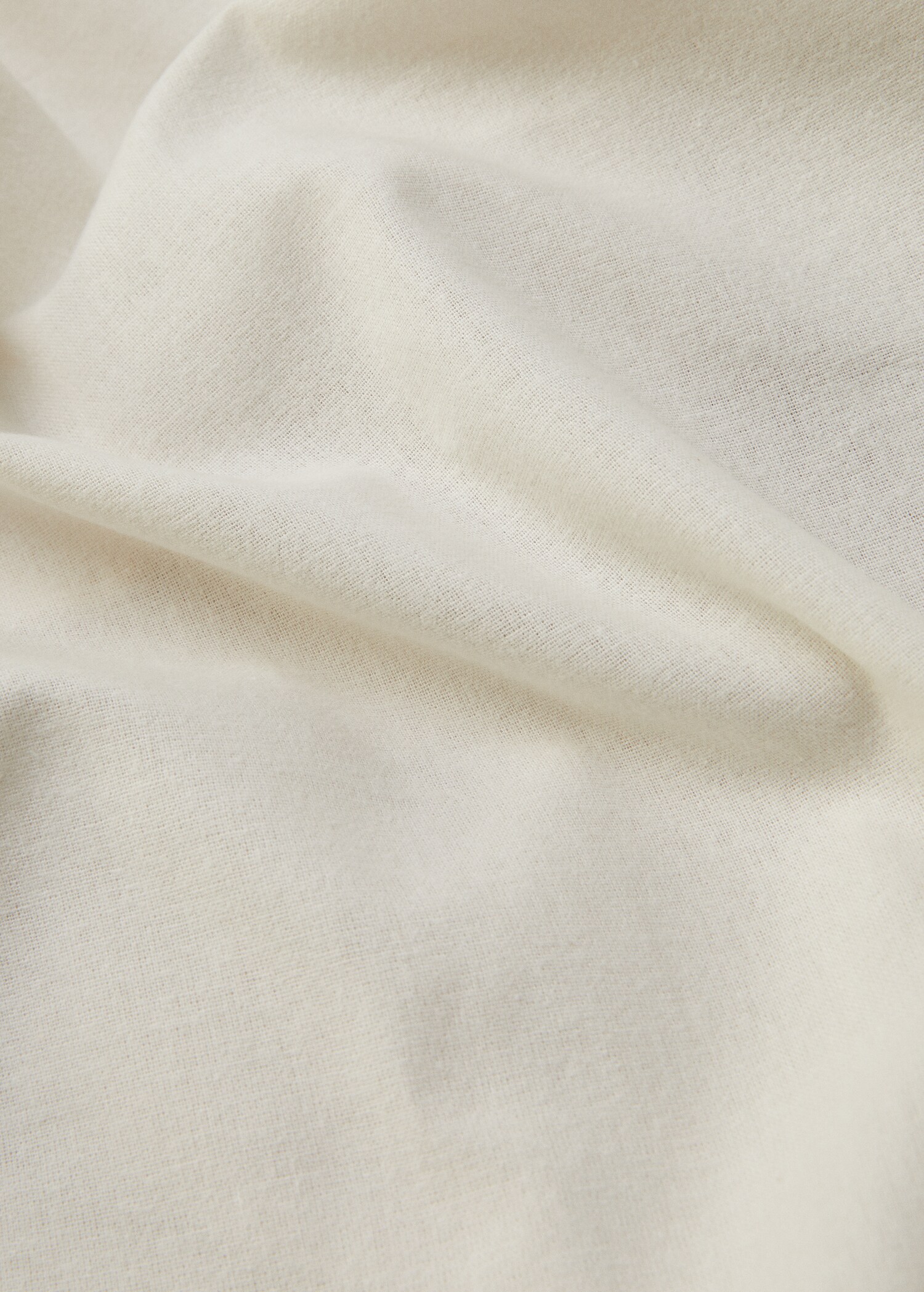 Plain flannel fitted sheet 150cm - Details of the article 3