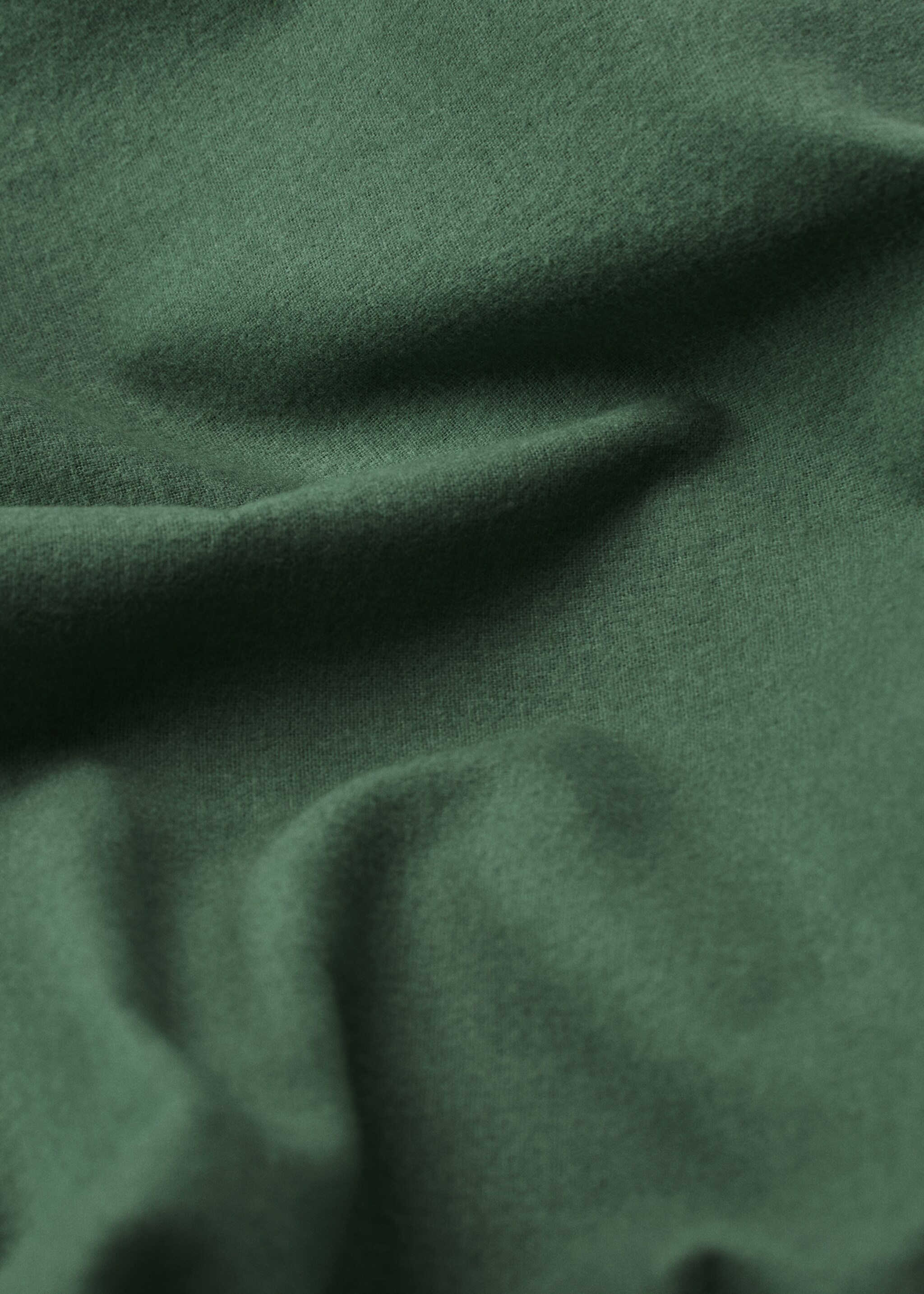Plain flannel fitted sheet 150cm - Details of the article 3
