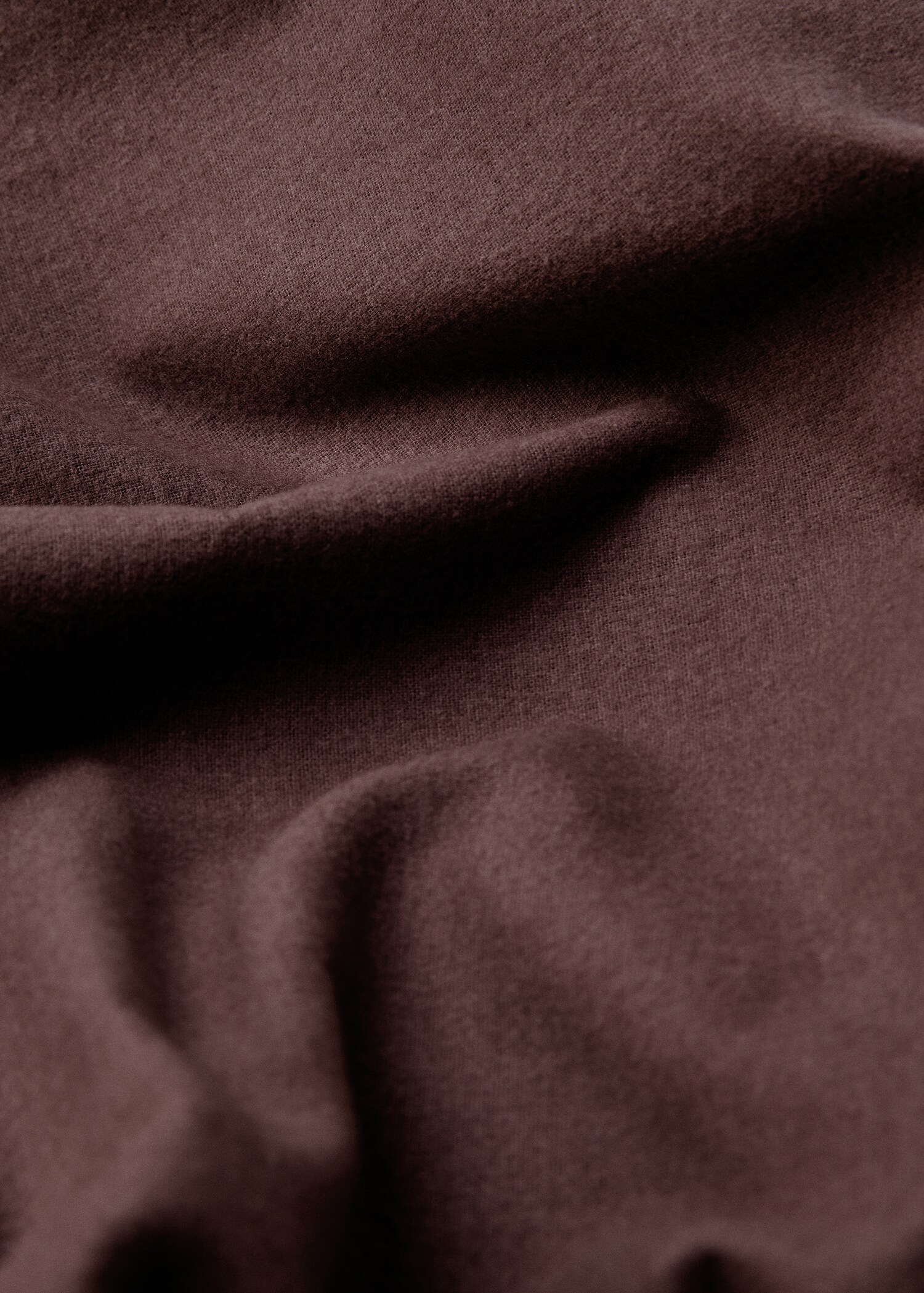 Plain flannel fitted sheet 150cm - Details of the article 3