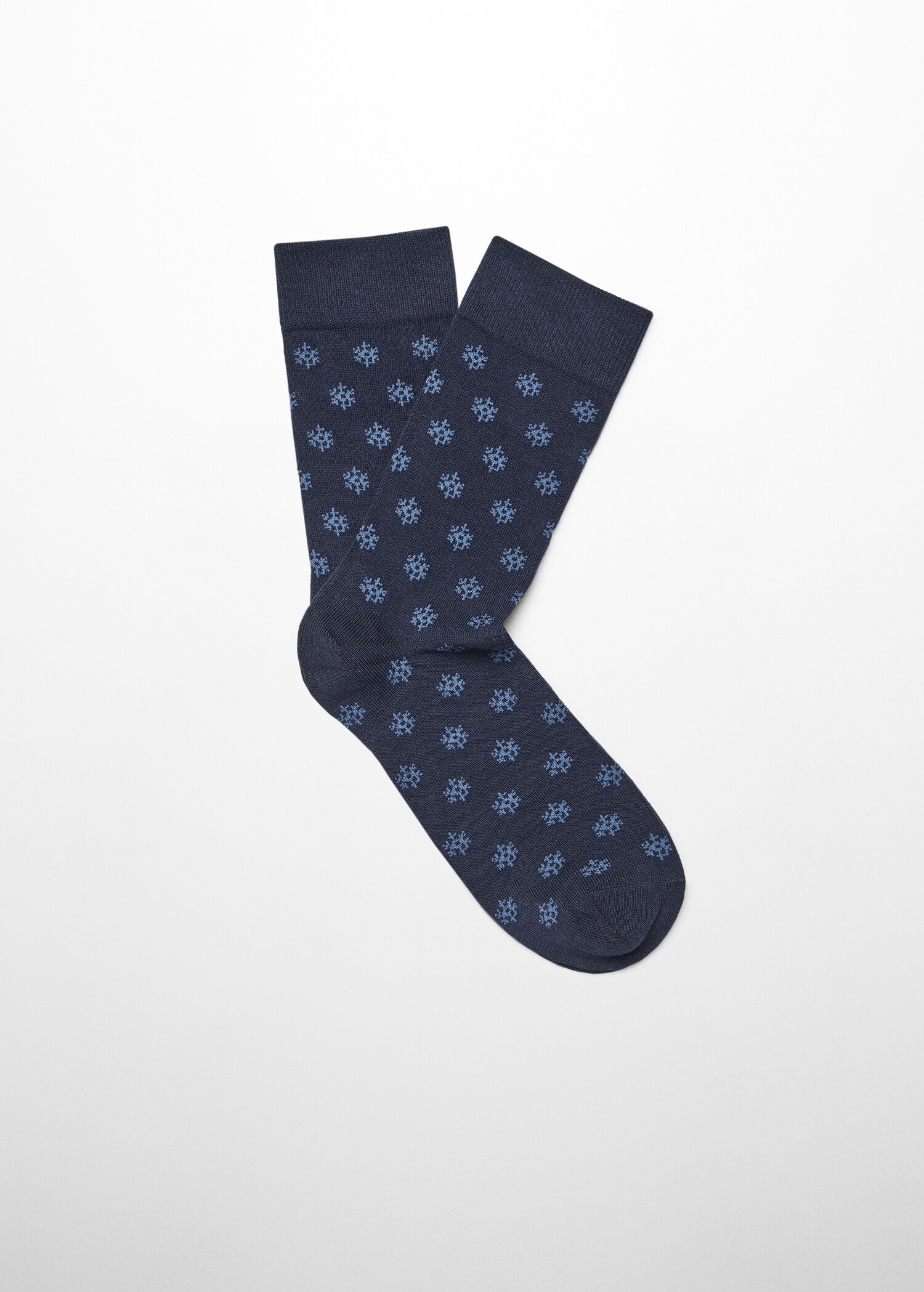 Chaussettes coton imprimé de Noël - Article sans modèle
