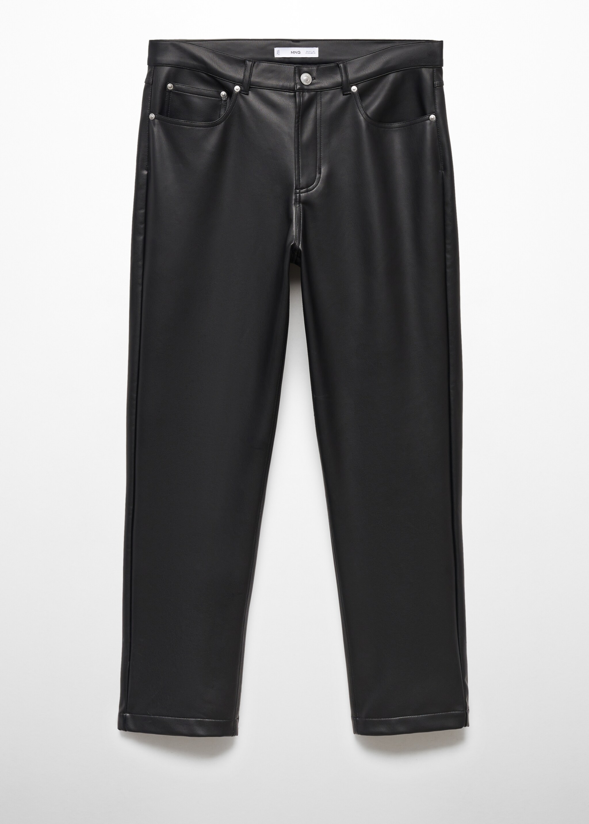 Pantalon slim-fit simili-cuir - Article sans modèle