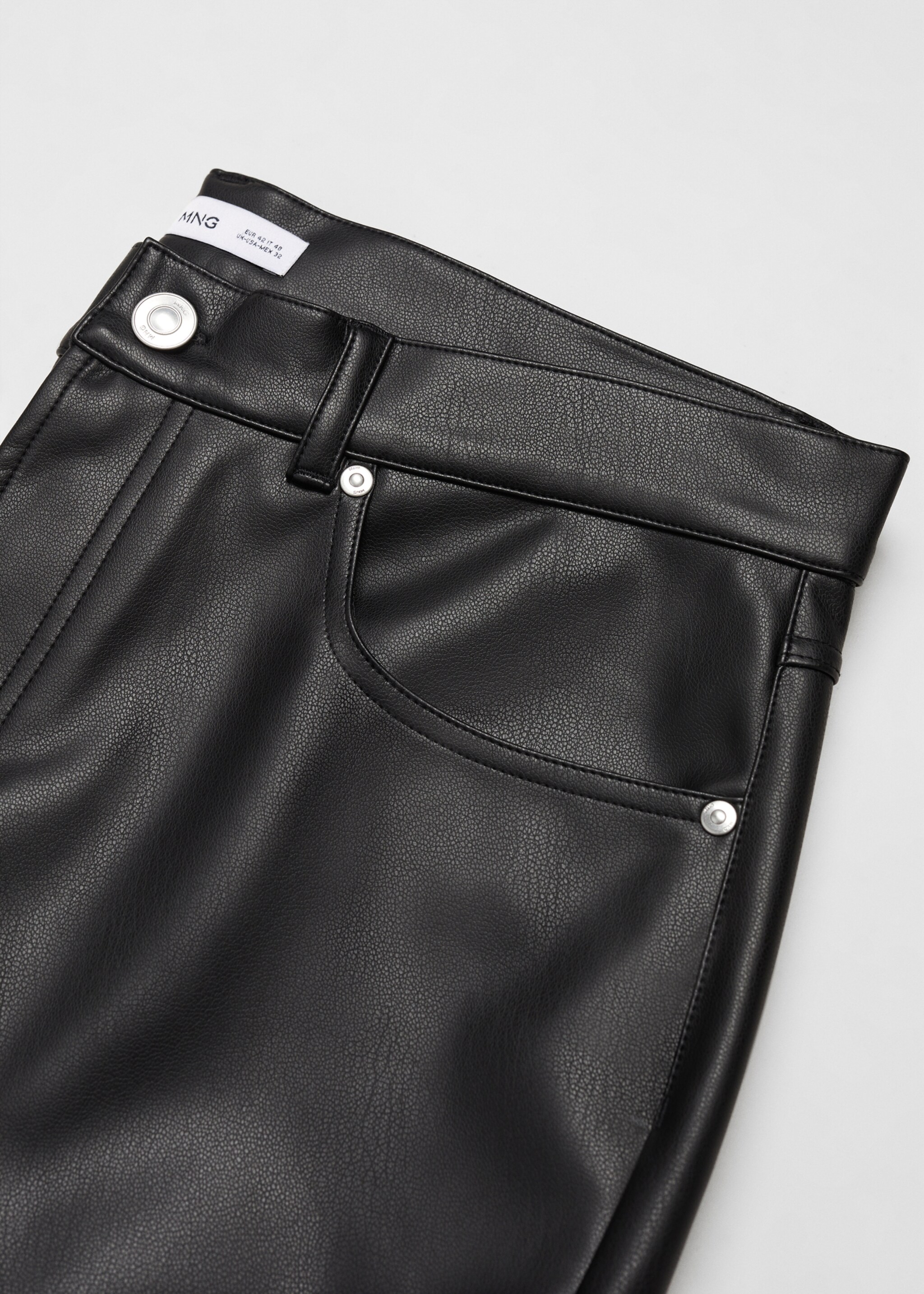 Pantalon slim-fit simili-cuir - Détail de l'article 8