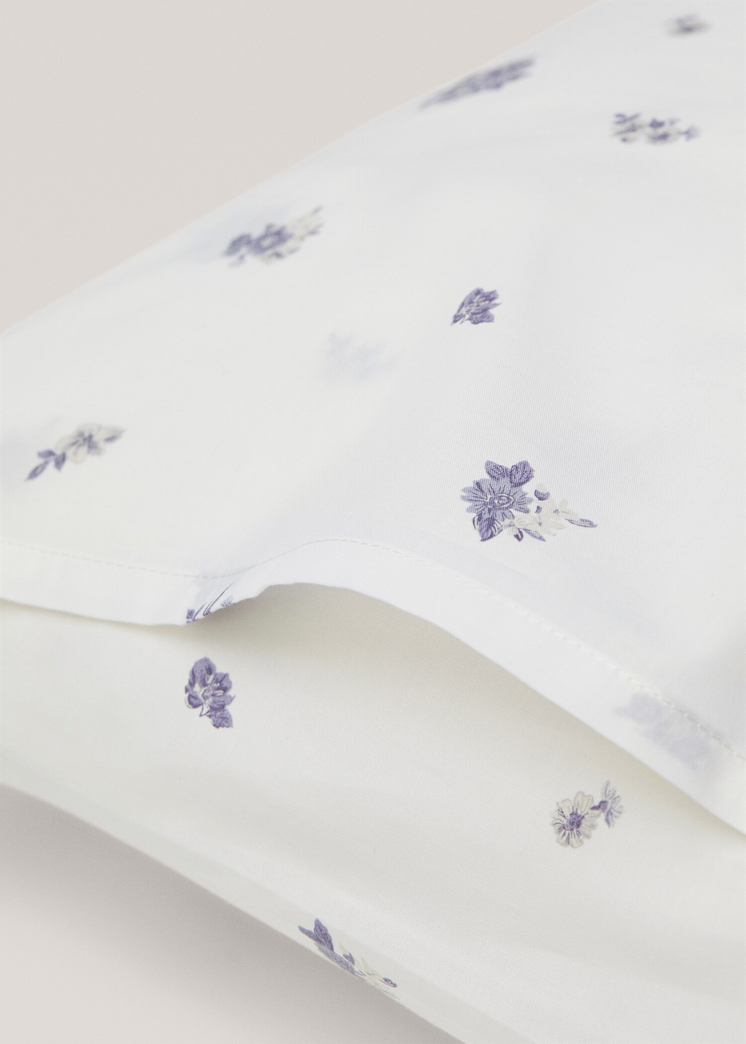 Floral-print pillowcase 60x60cm (Pack of 2) - Details of the article 1