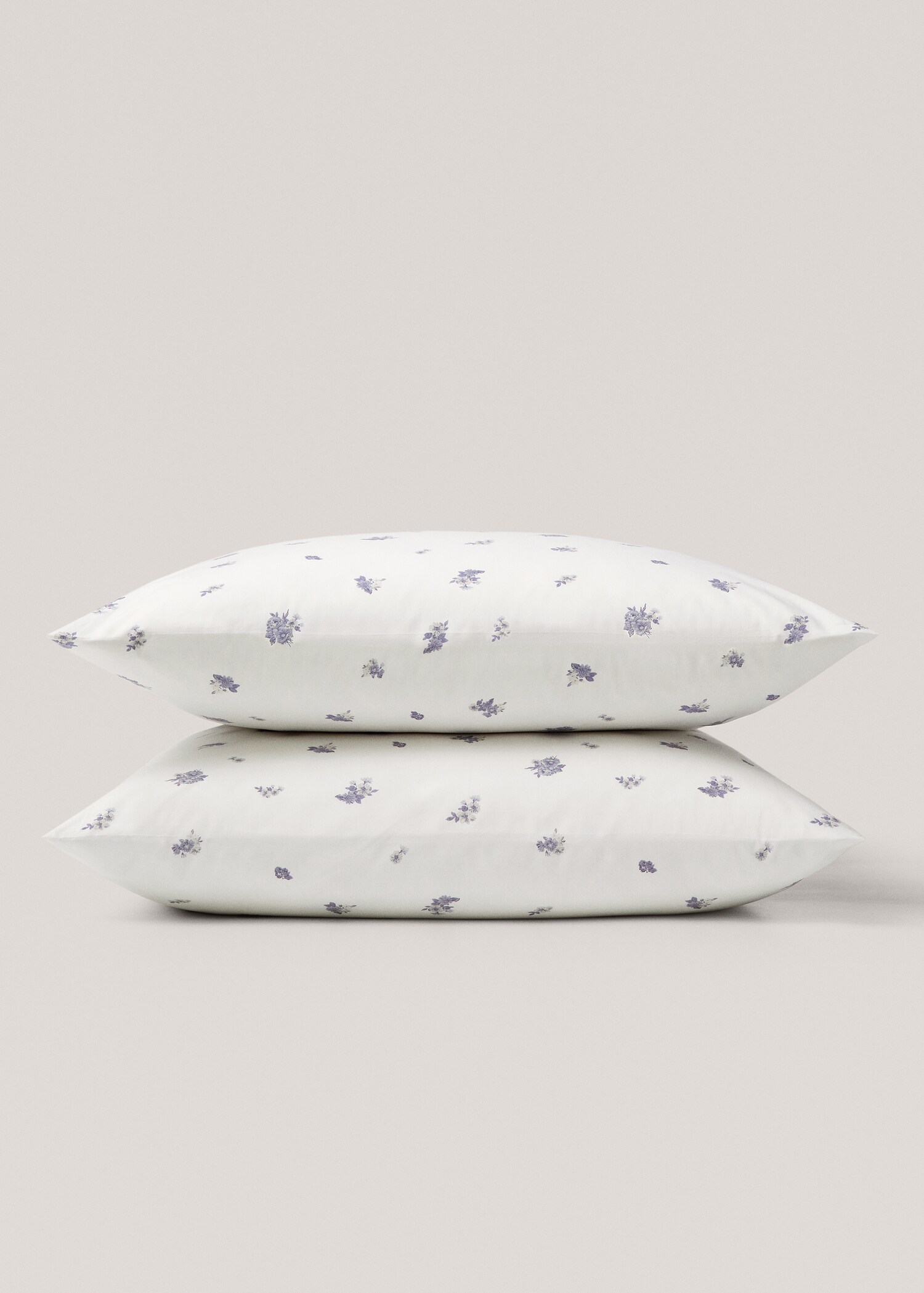 Floral-print pillowcase 60x60cm (Pack of 2) - Details of the article 2