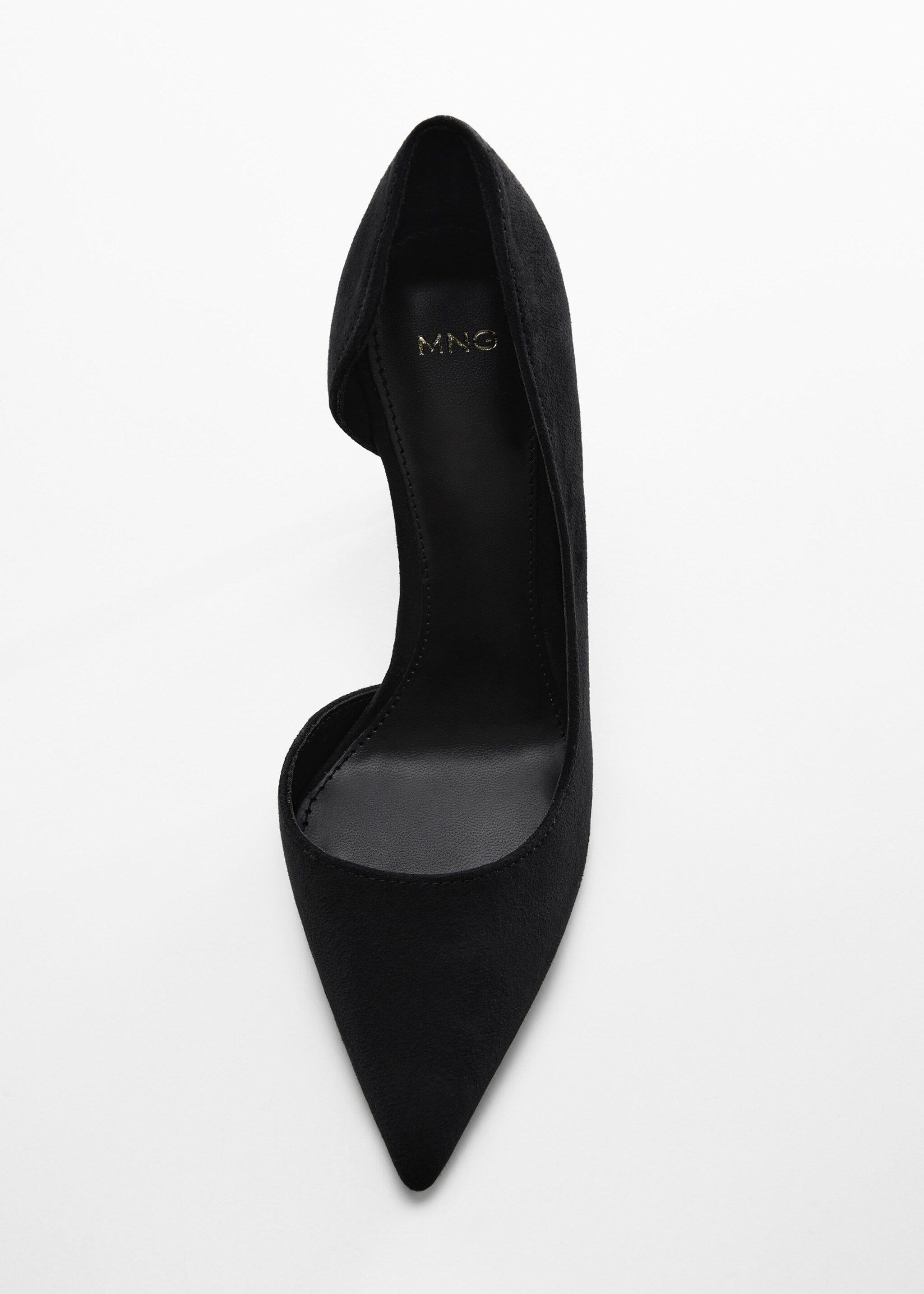 Asymmetrical heeled shoes - Details of the article 5, Black. Ref: 57050004-00.