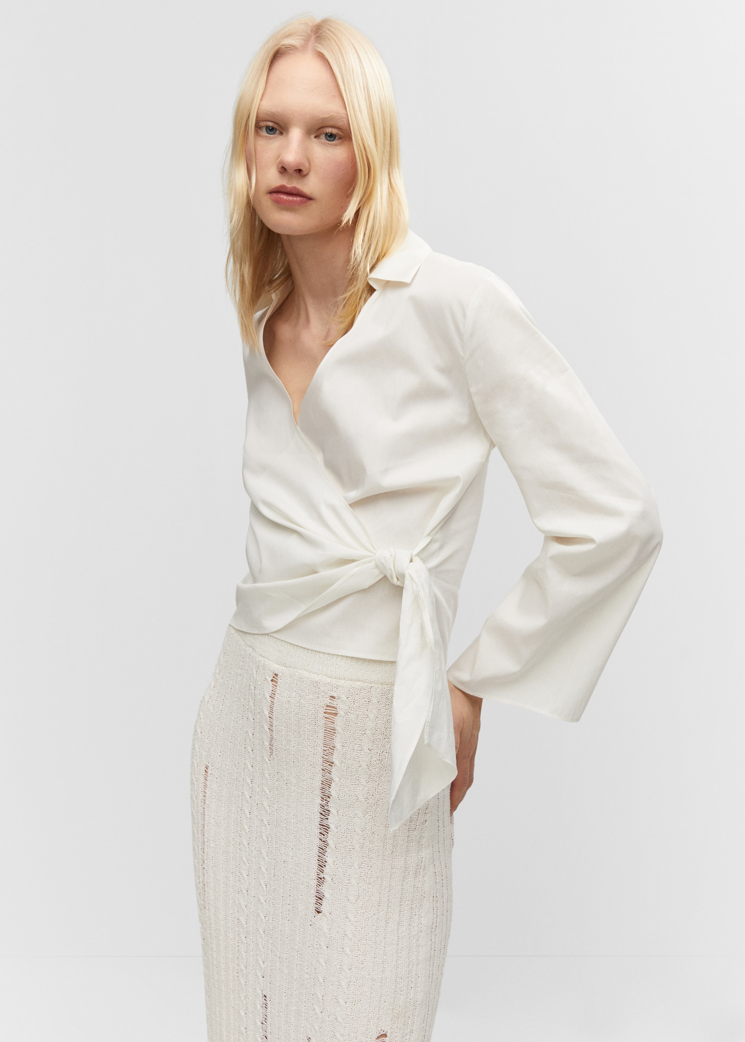 Camisa cruzada nudo1