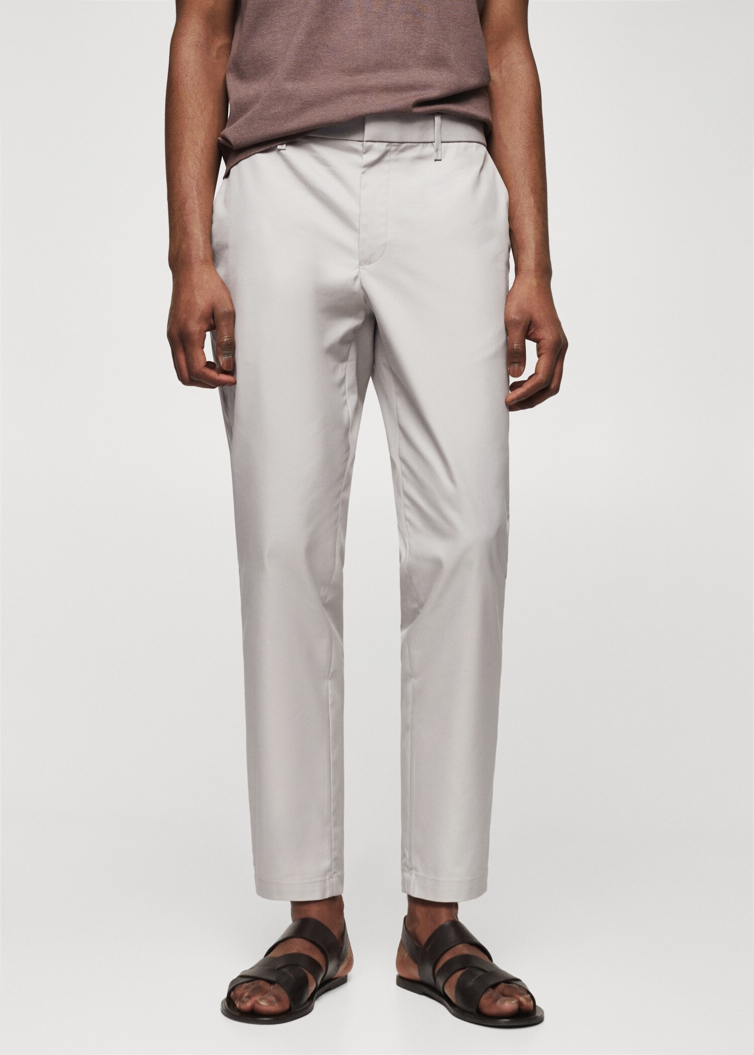 Pantalon slim fit coton - Plan moyen