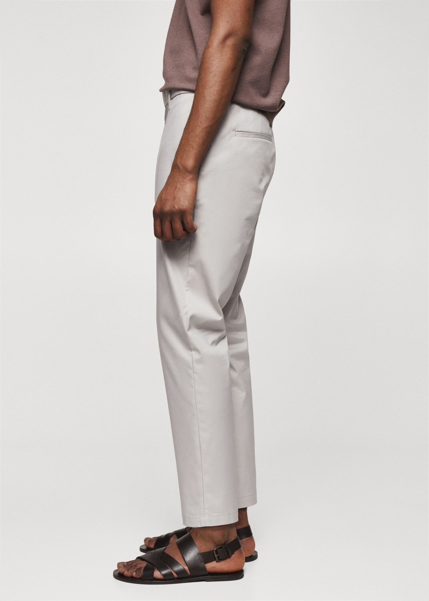 Pantalon slim fit coton - Détail de l'article 4