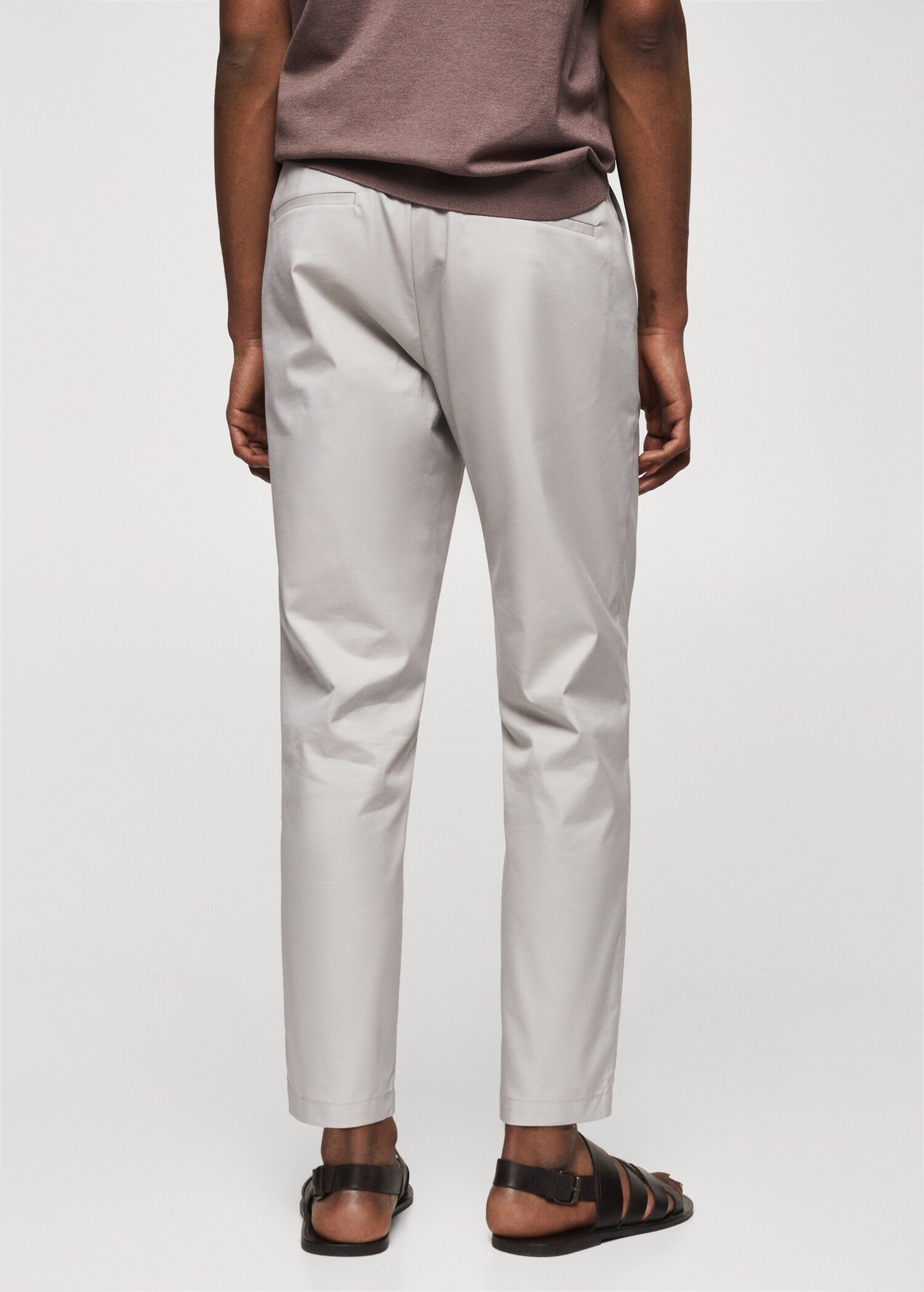 Pantalon slim fit coton - Verso de l’article