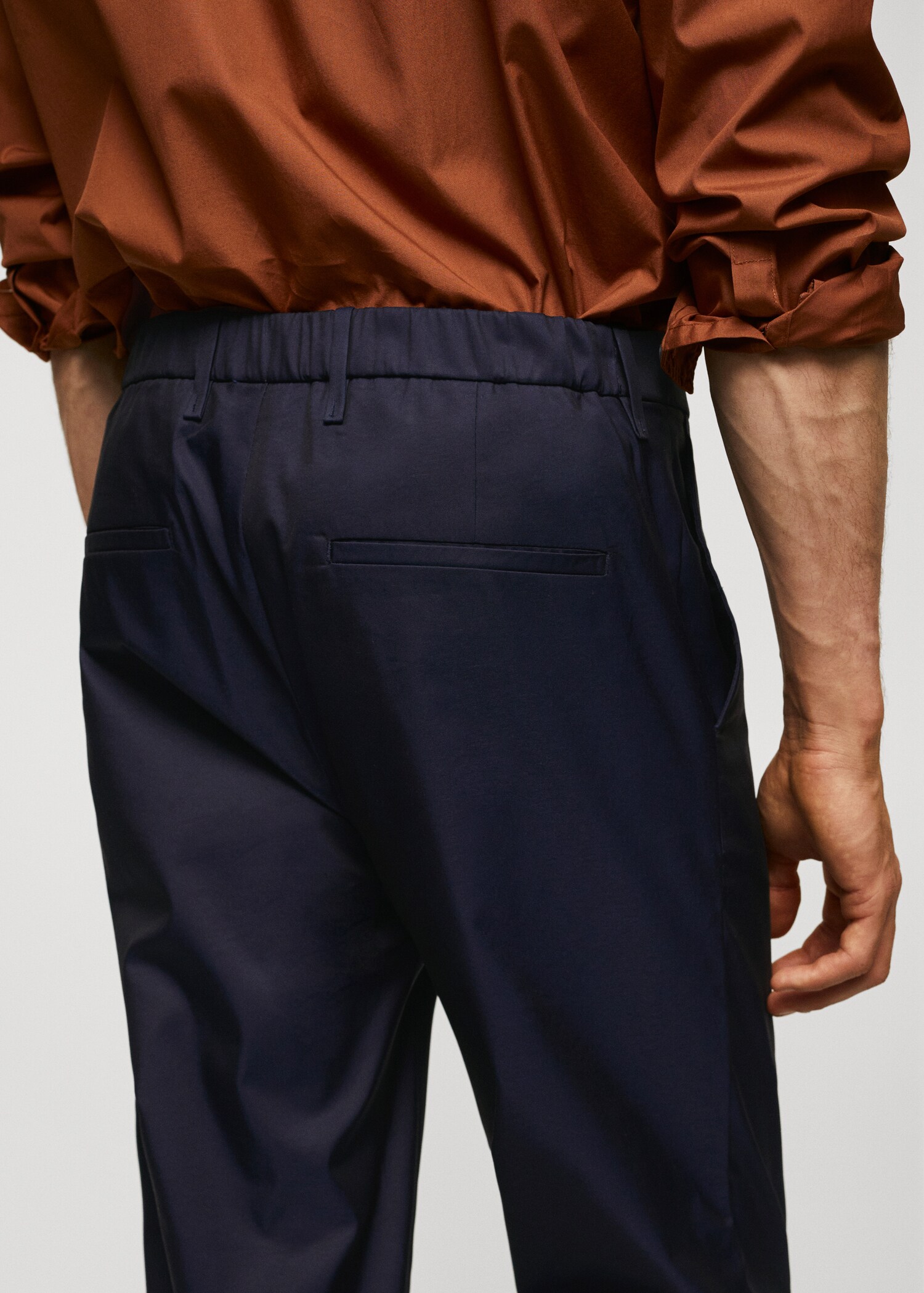Slim Fit-Baumwollhose - Detail des Artikels 2