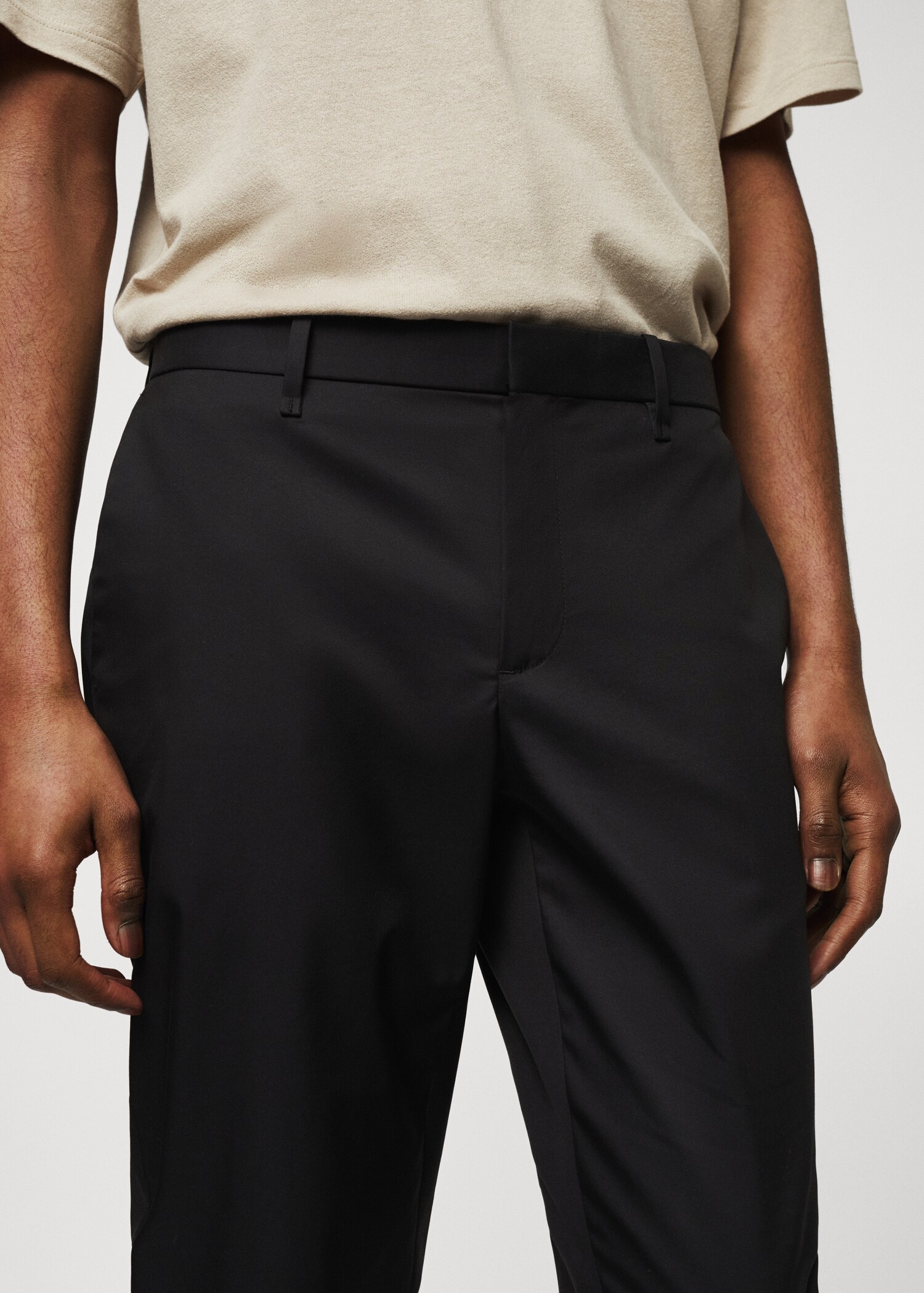 Slim Fit-Baumwollhose - Detail des Artikels 1