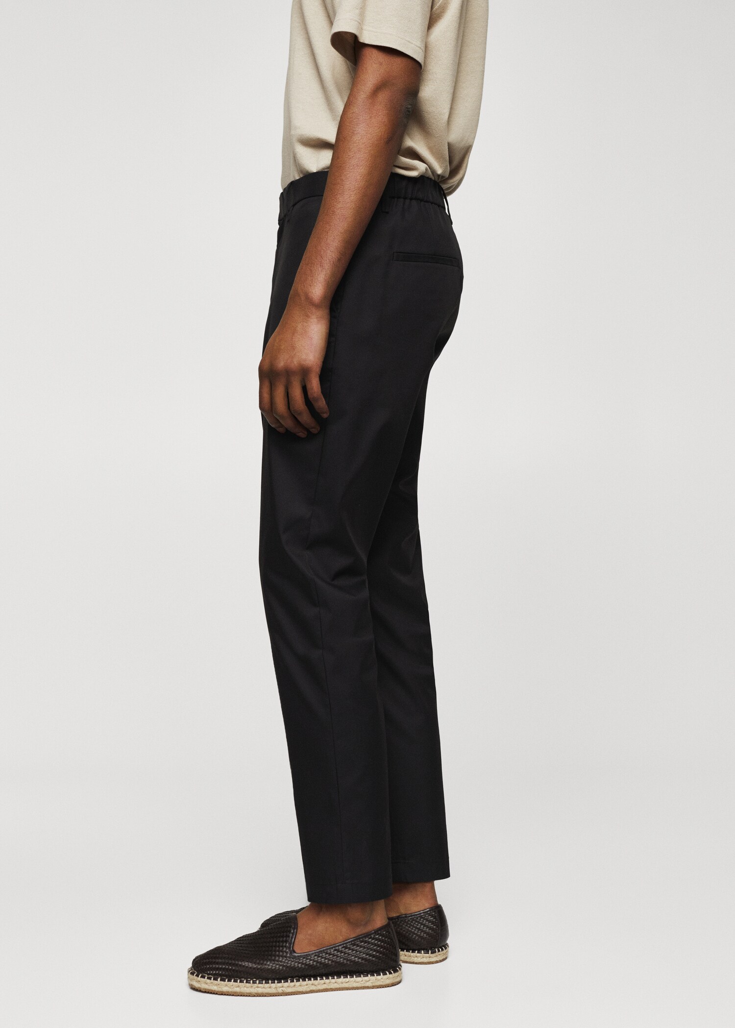 Slim Fit-Baumwollhose - Detail des Artikels 4