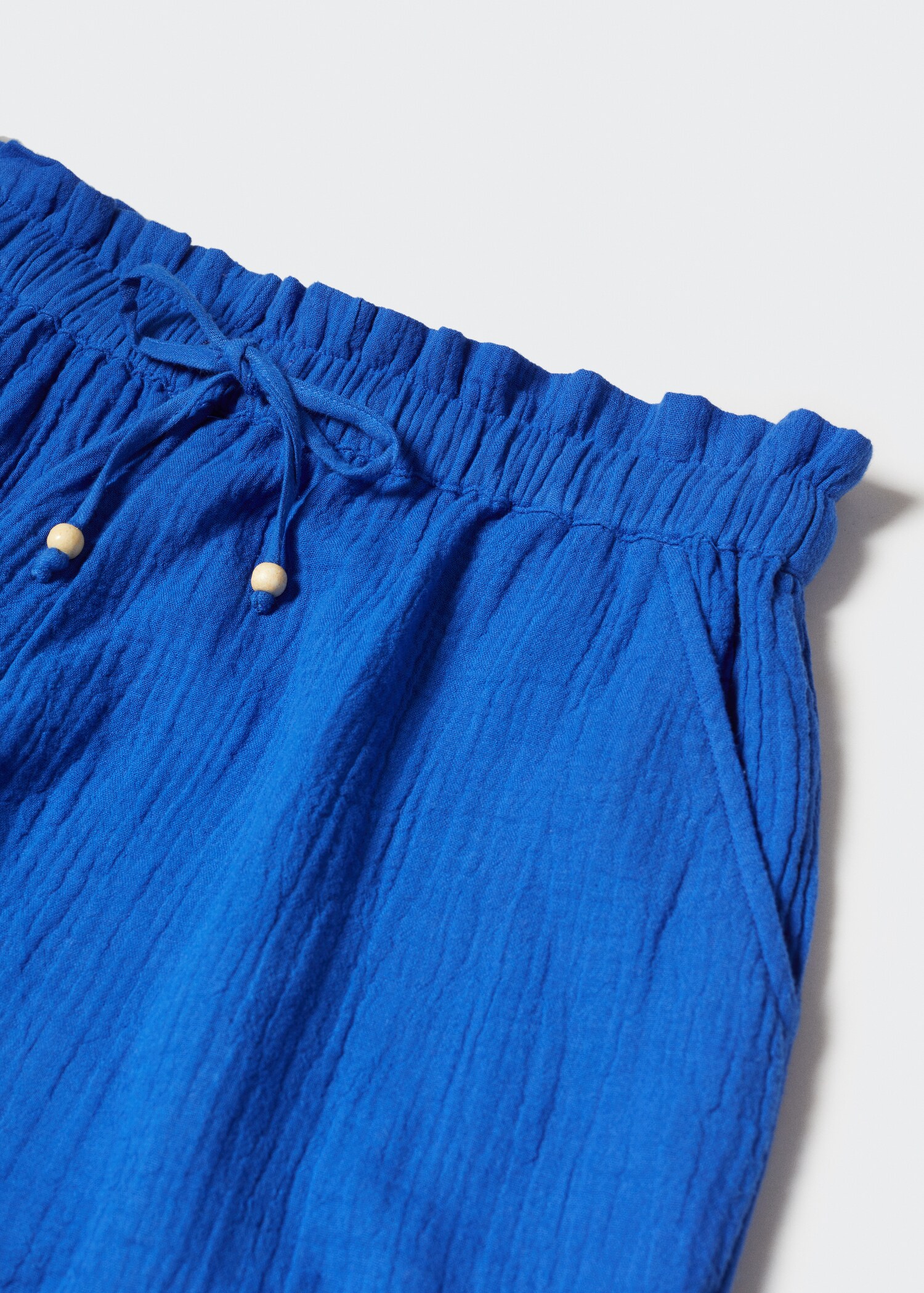 Textured shorts with bow - Details of the article 8