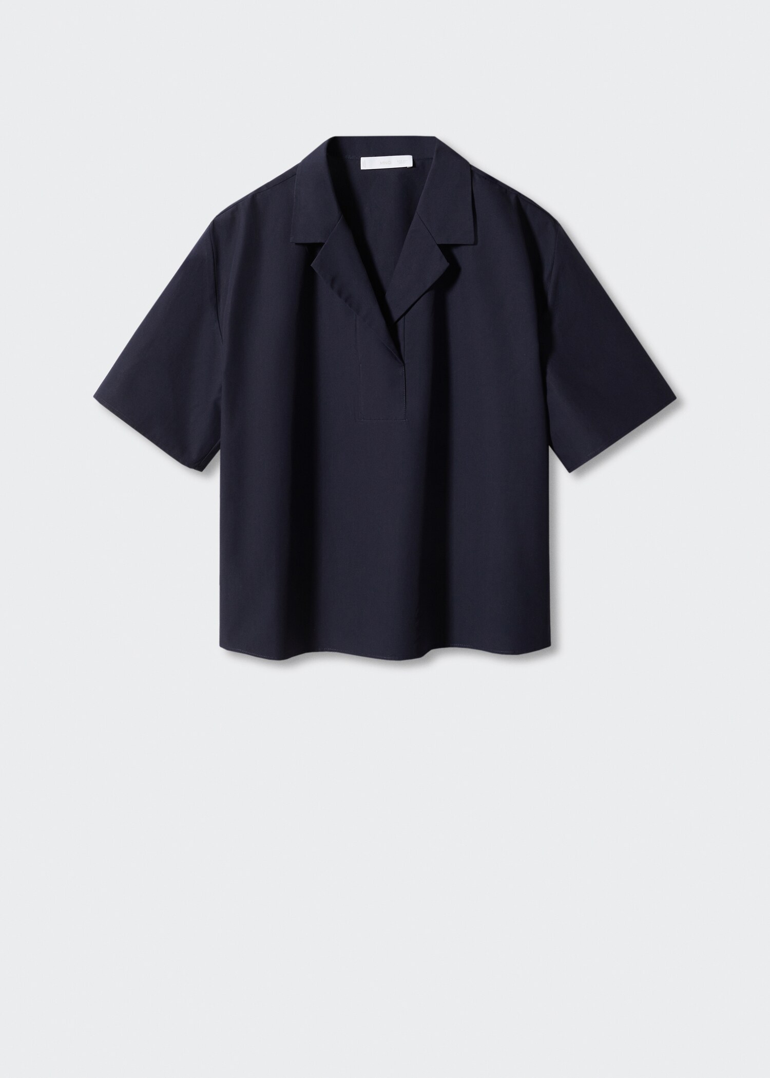 Short sleeved cotton shirt - Article without model