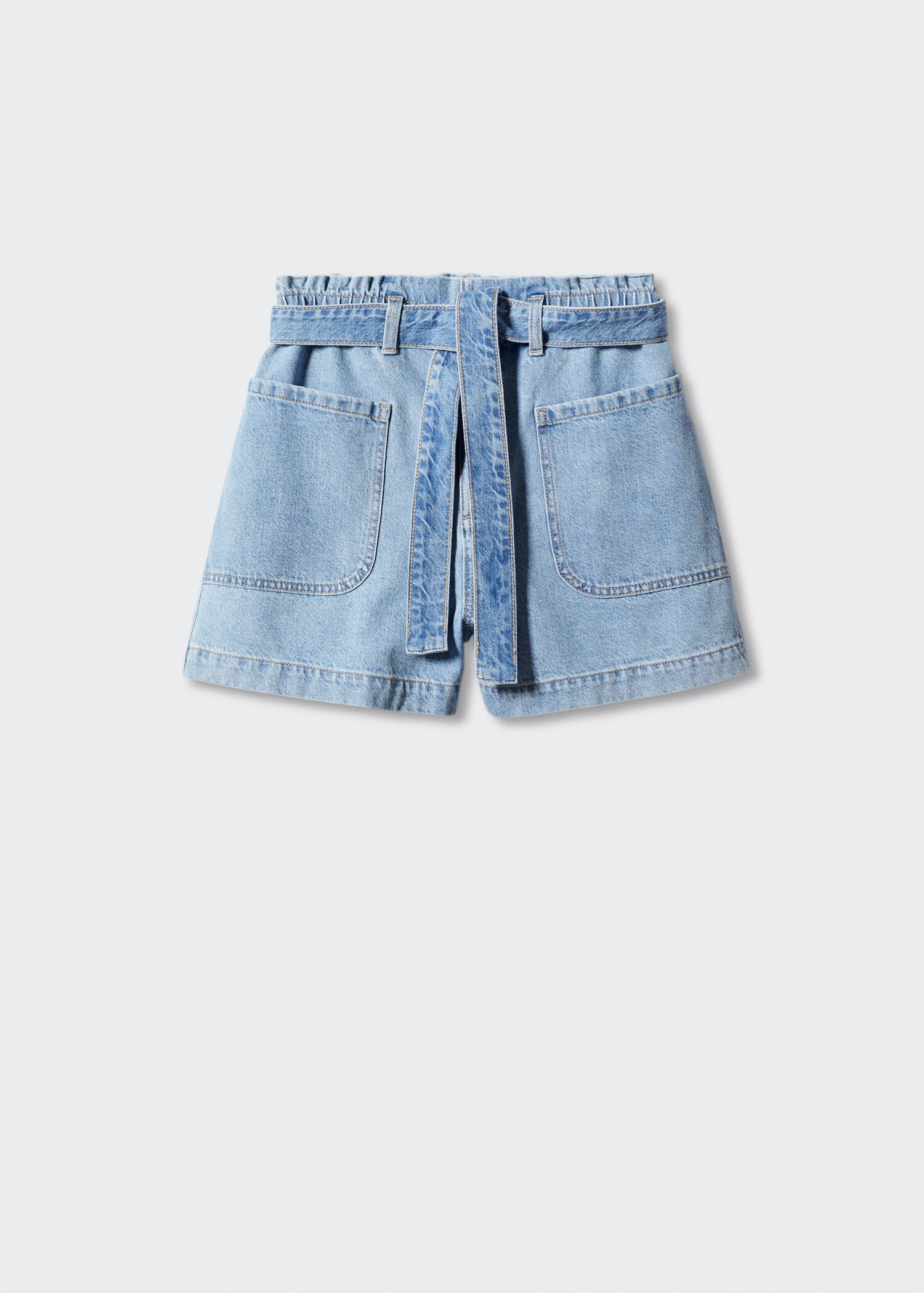 Paperbag shorts with belt - Article without model