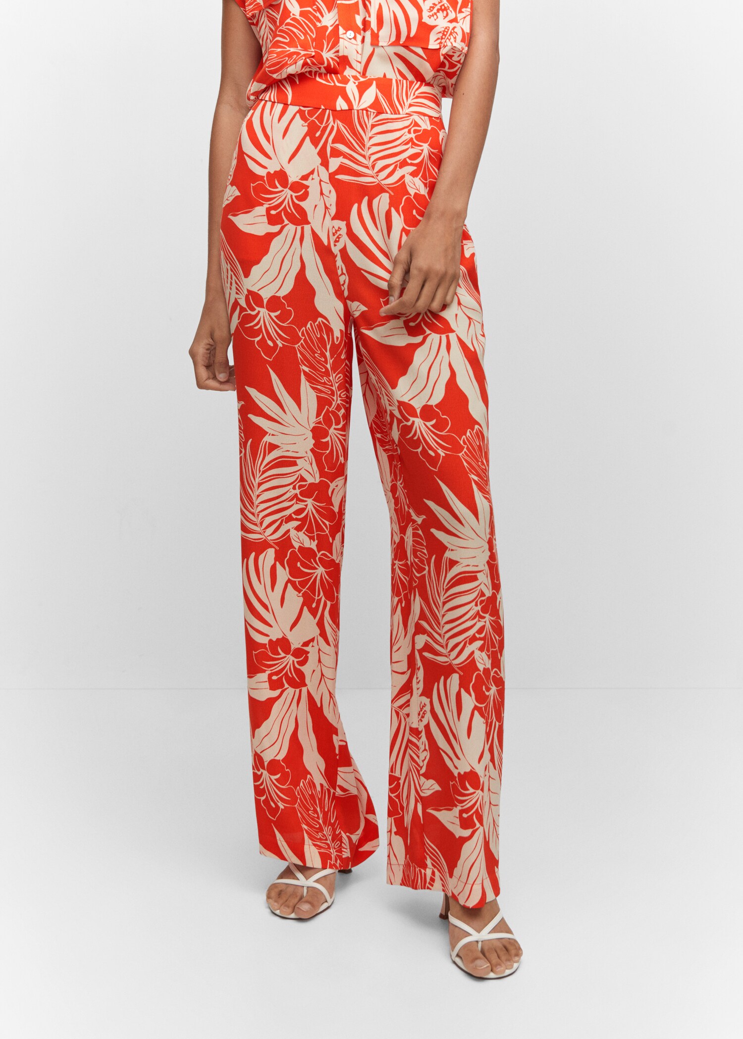 Flowy printed trousers - Details of the article 6