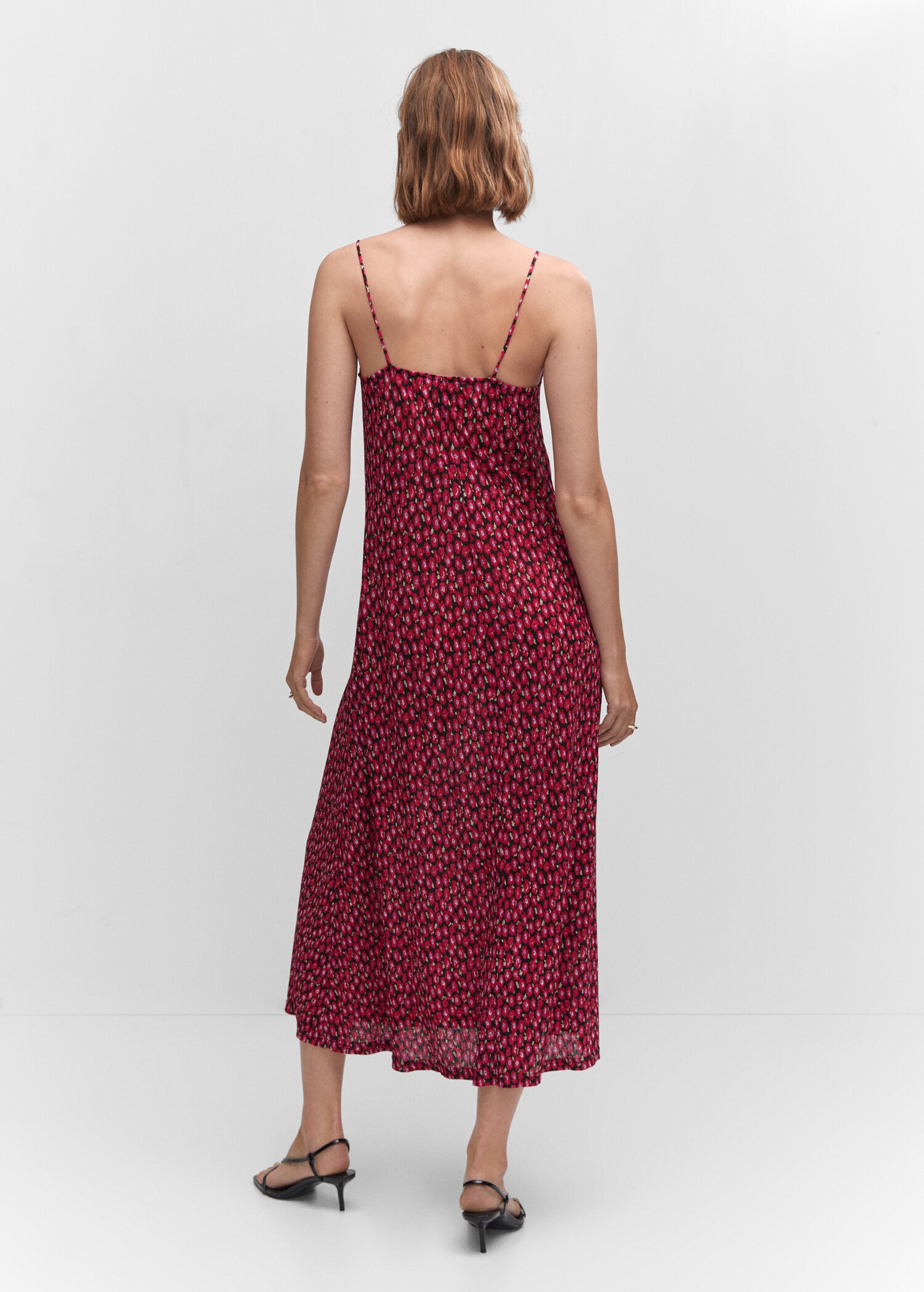 Ruched detail flower dress - Reverse of the article