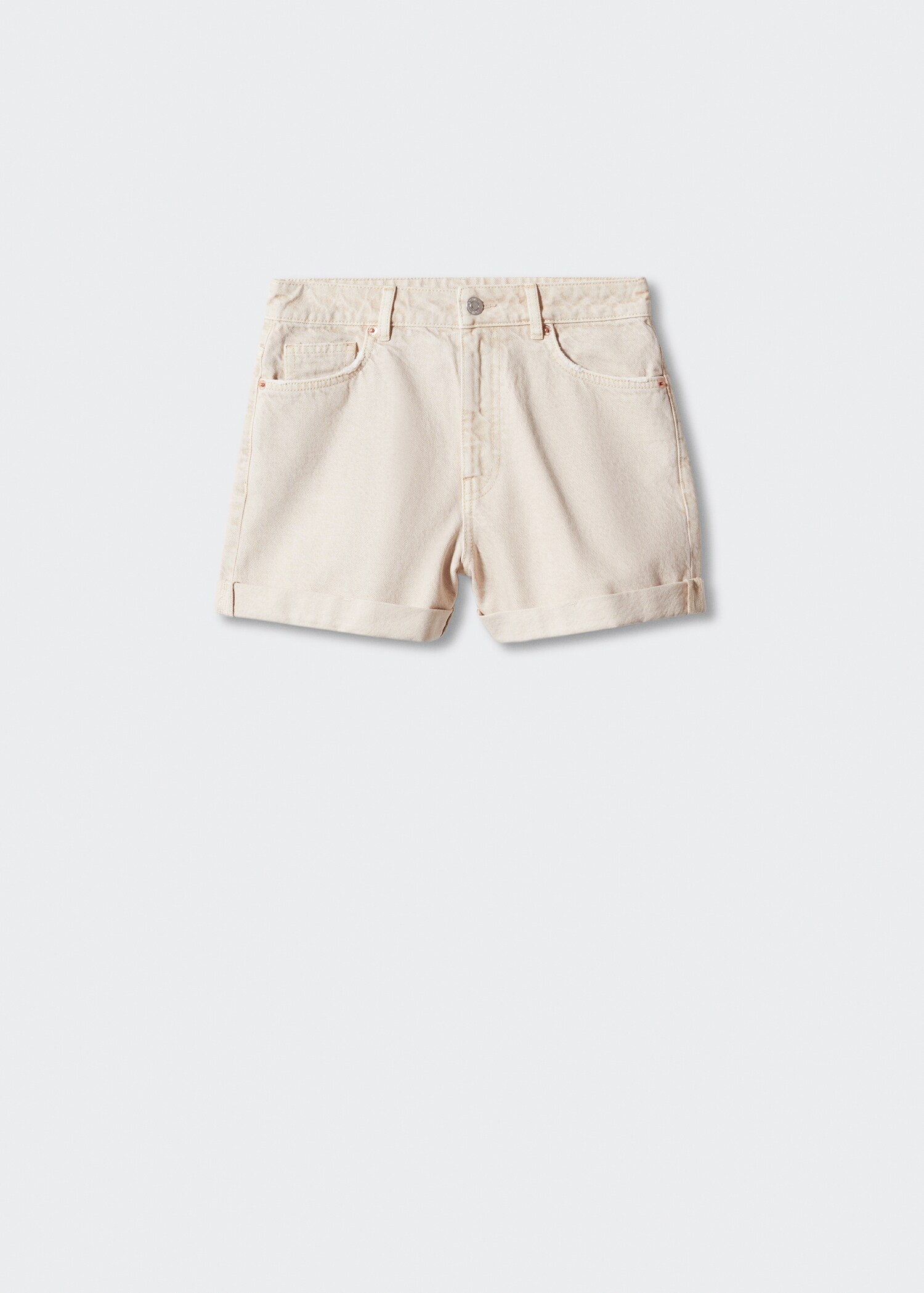Mom-fit denim shorts - Article without model