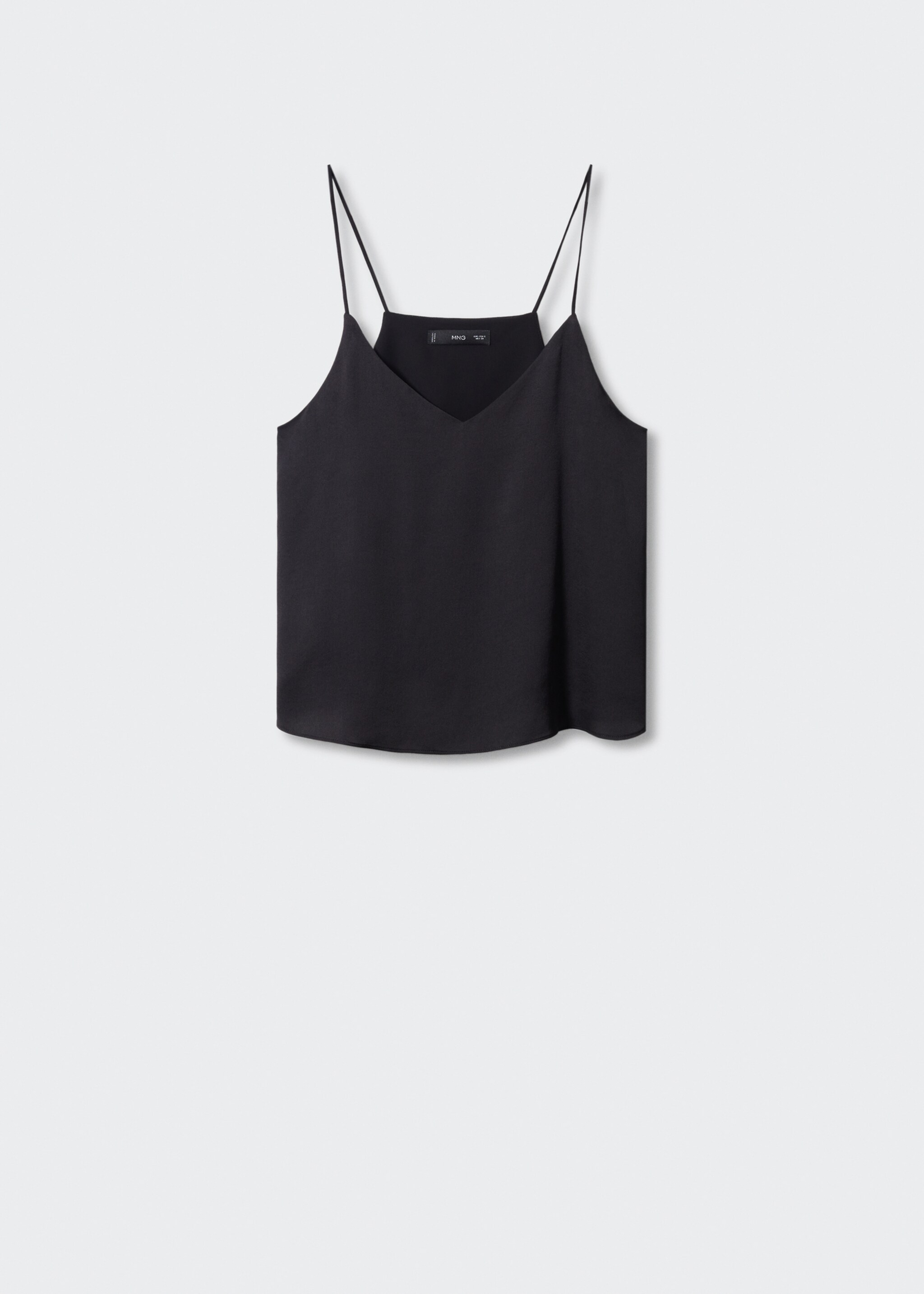 Satin top with straps - Article without model