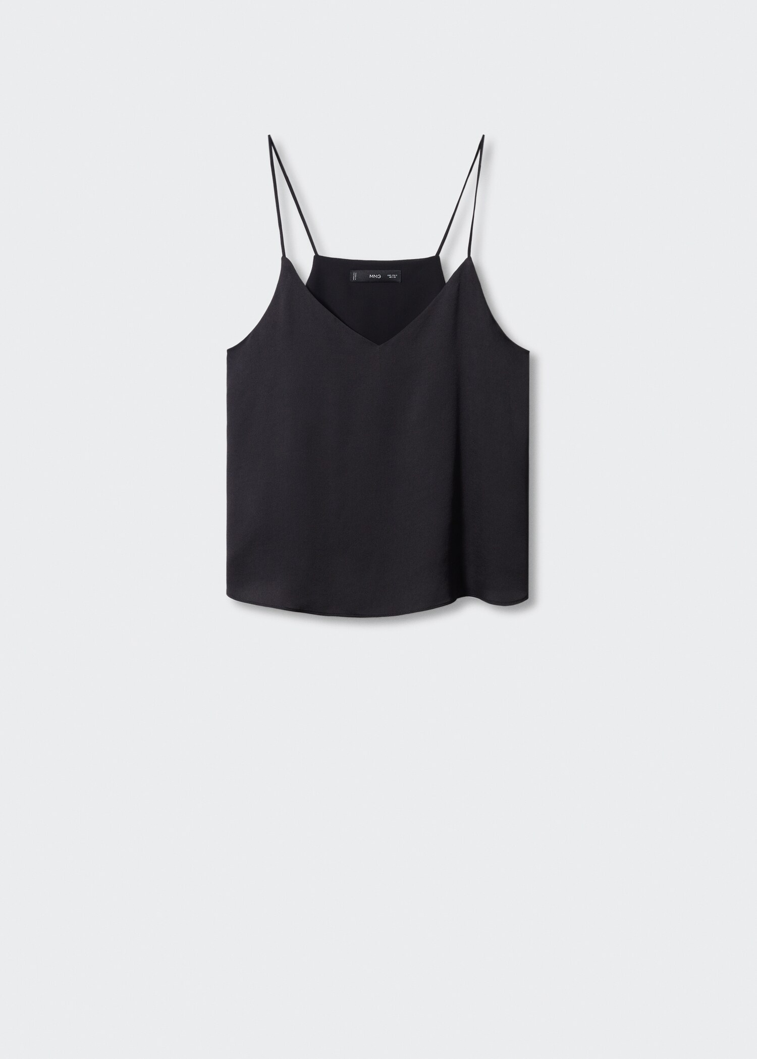 Satin top with straps - Article without model