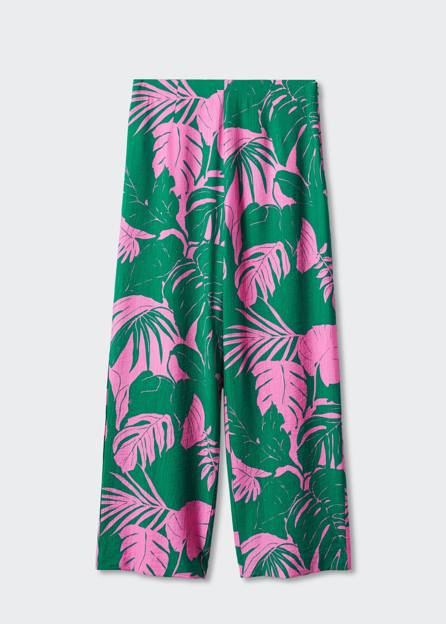 Wide leg printed trousers - Article without model