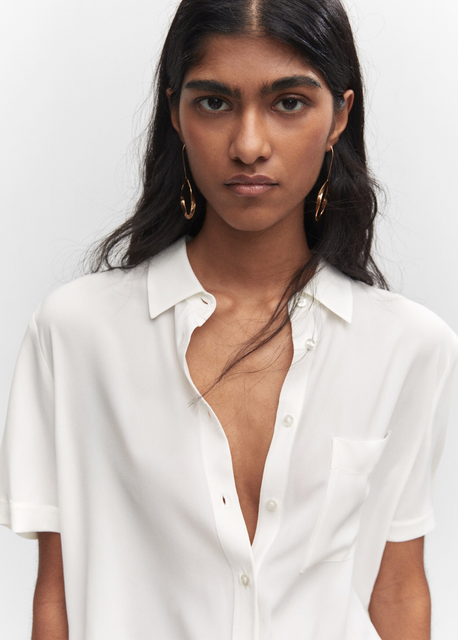 Pocket oversize shirt - Details of the article 1