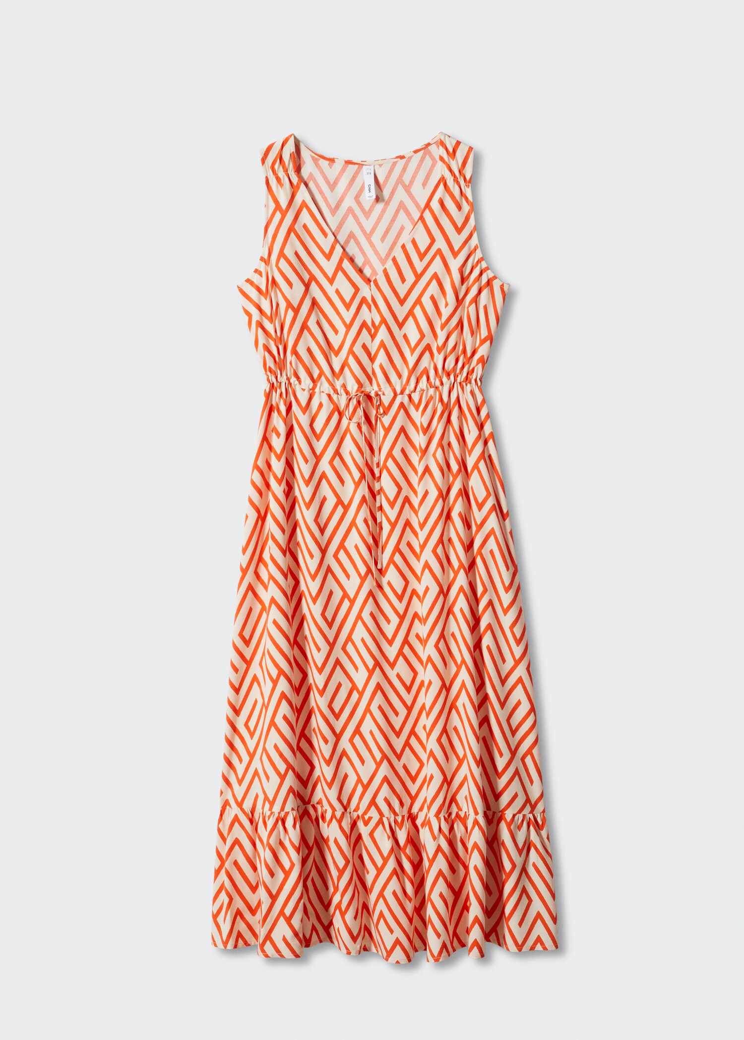 Printed bow dress - Article without model