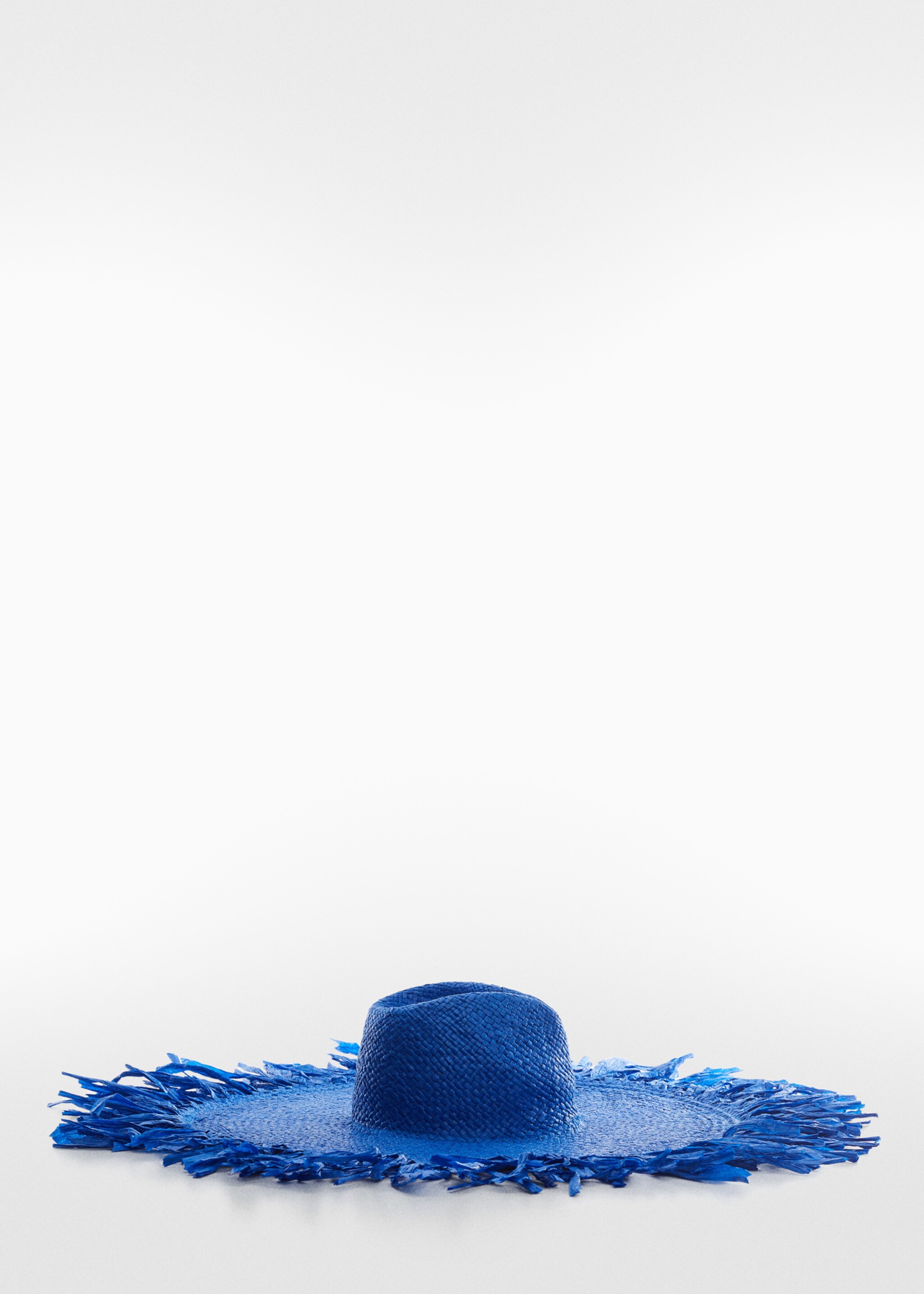 Maxihatt naturfibrer - Artikel utan modell, Blå. Ref: 57050248-00.