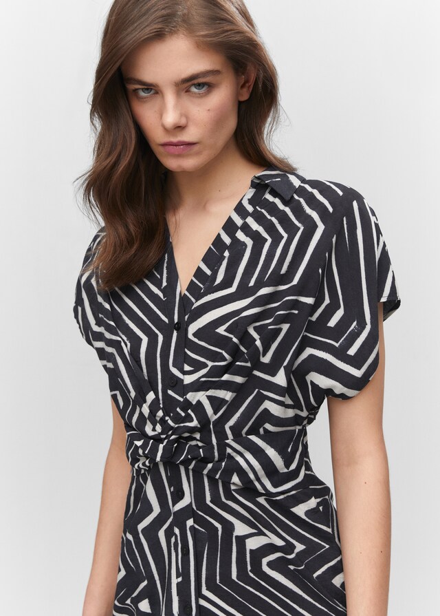 Tropical Shirt Dress main image 0