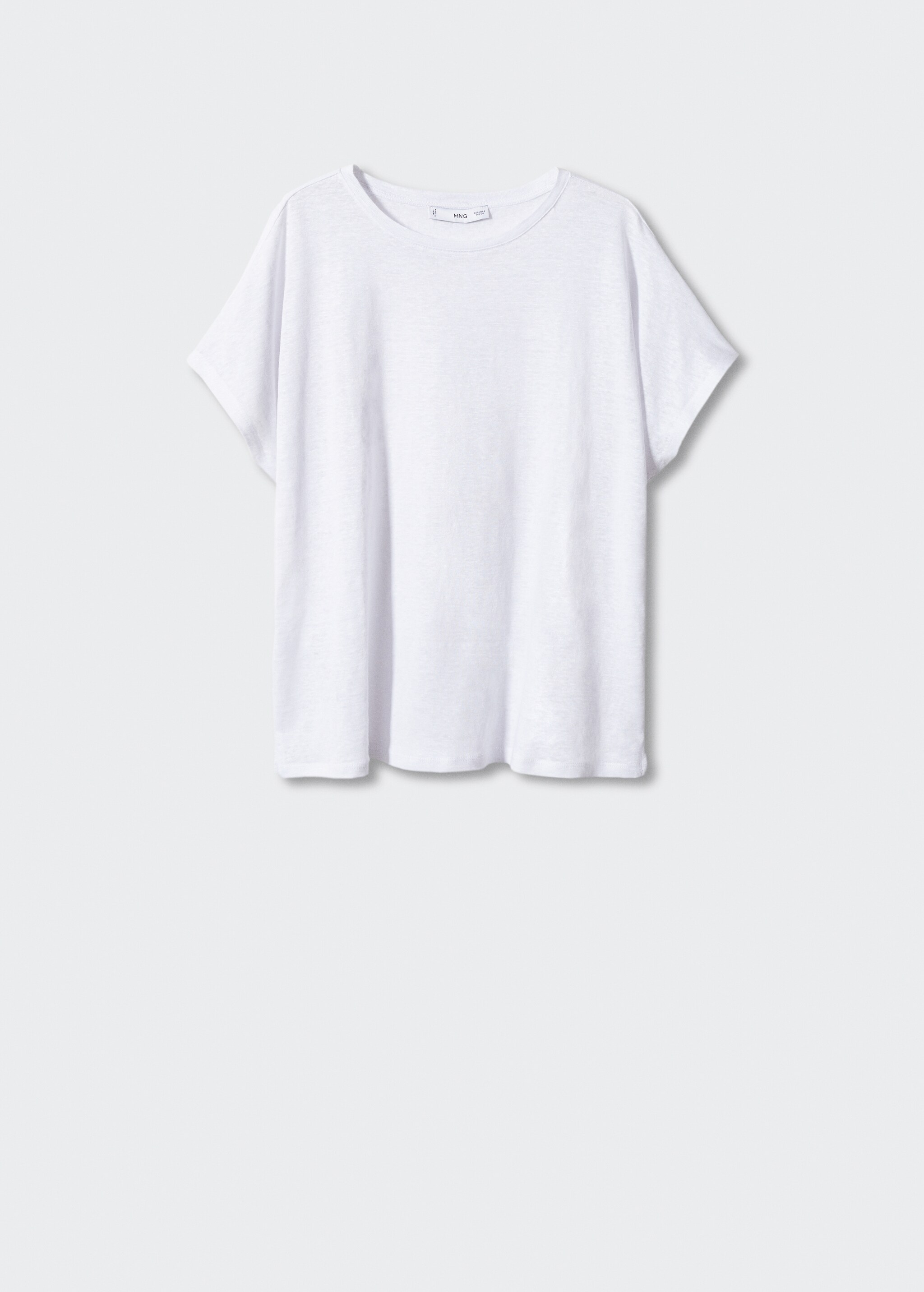 Camiseta lino oversize - Artículo sin modelo