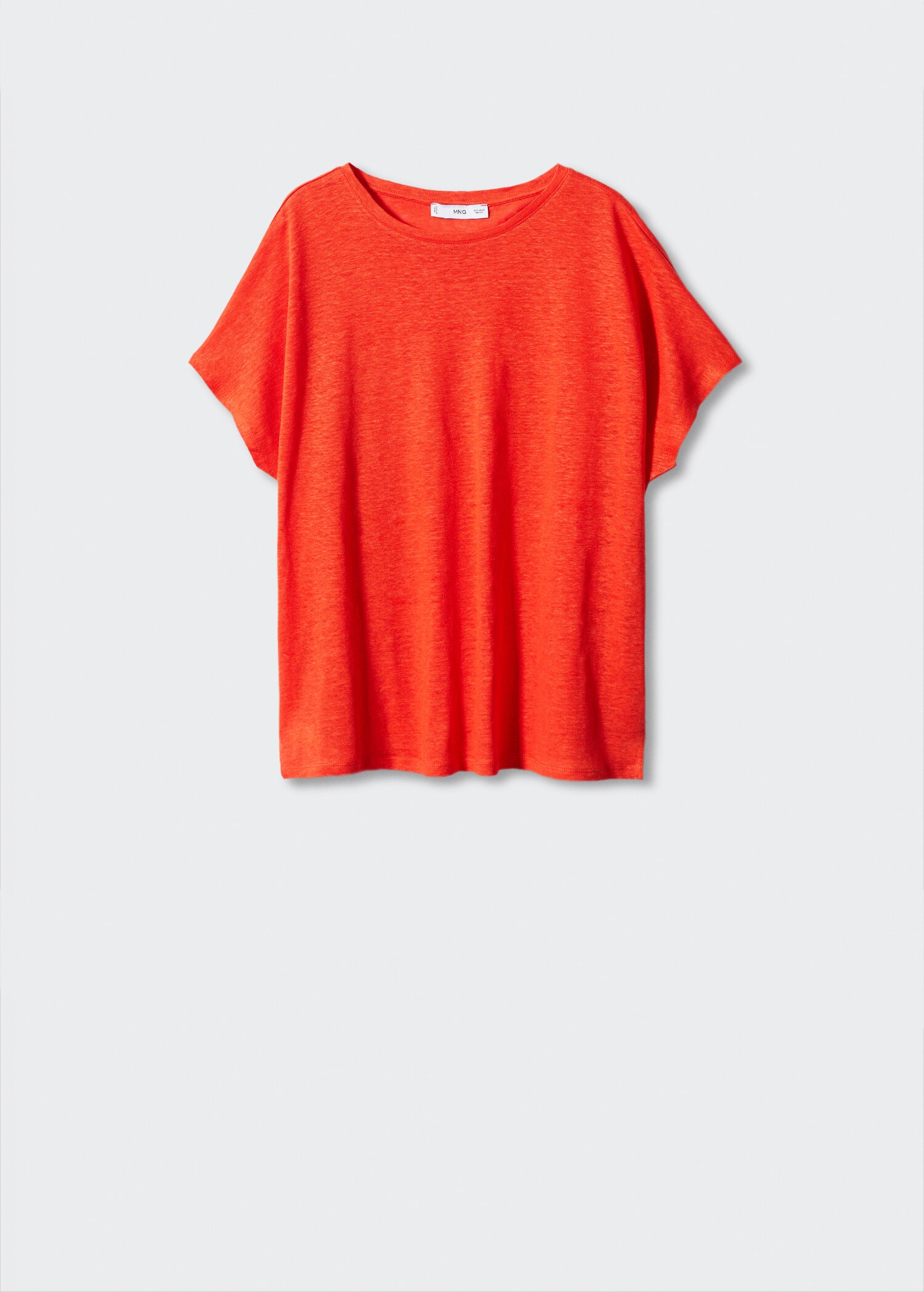 Oversized linen t-shirt - Article without model