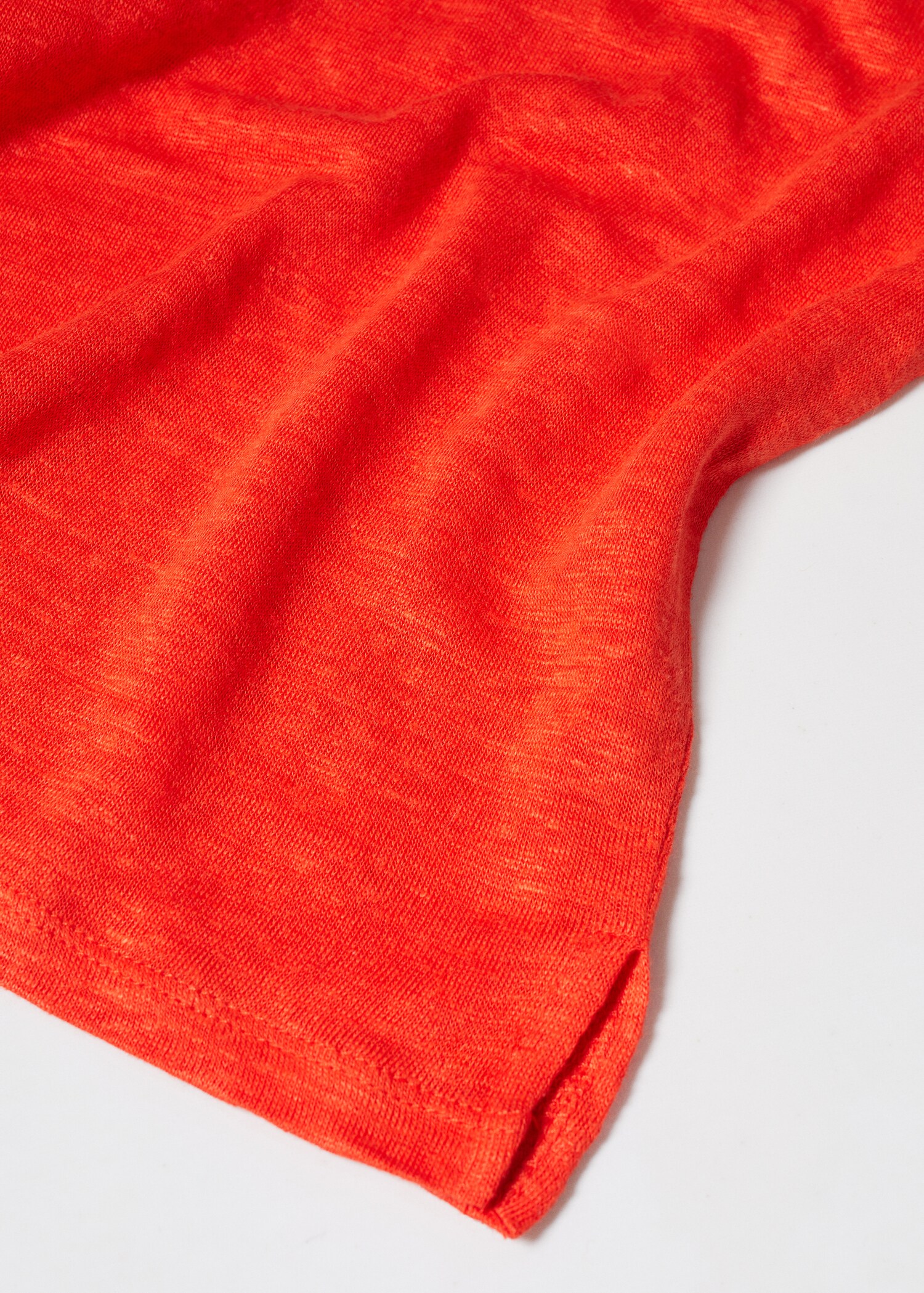 Oversized linen t-shirt - Details of the article 8