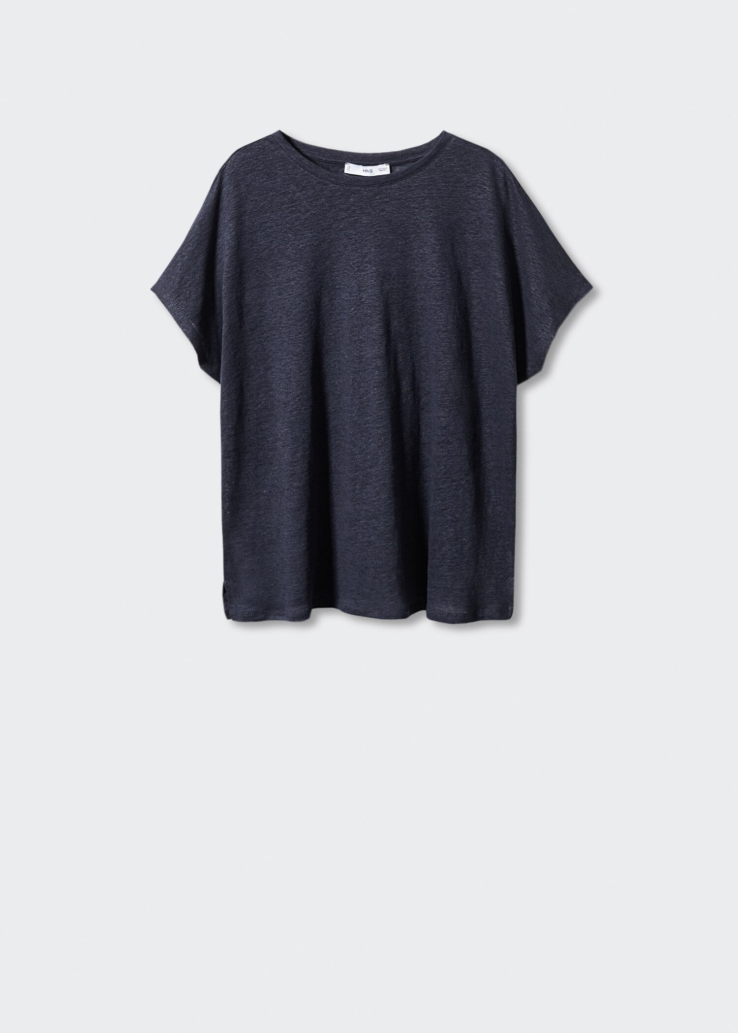 Oversized linen t-shirt - Article without model