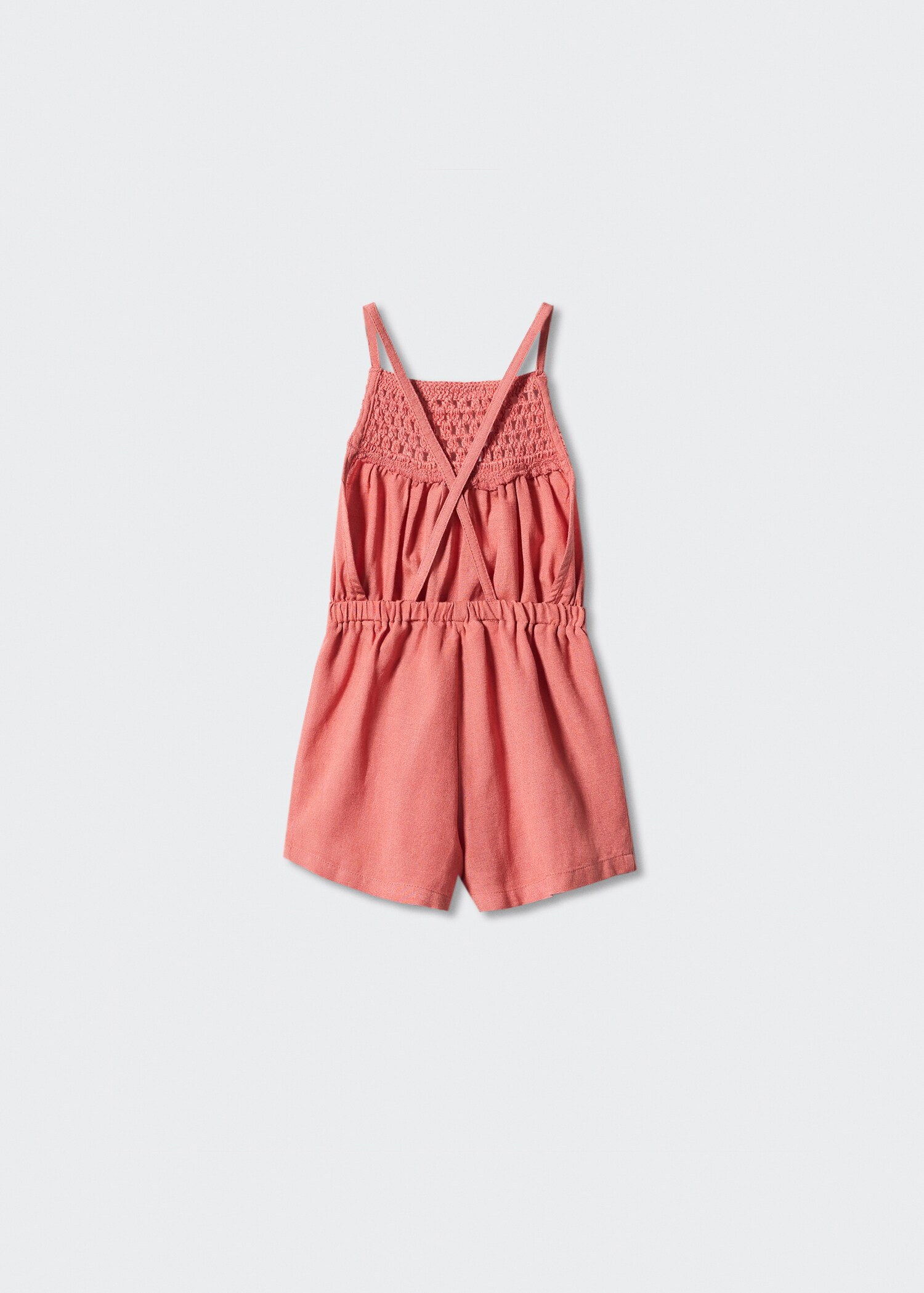 Jumpsuit mit Häkel-Detail - Rückseite des Artikels