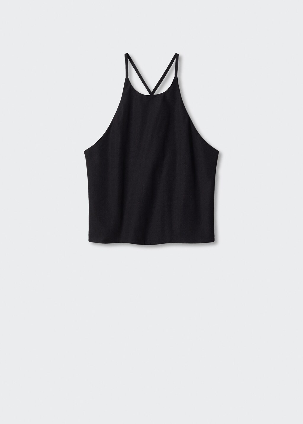Halter-neck knitted top - Women | MANGO OUTLET USA
