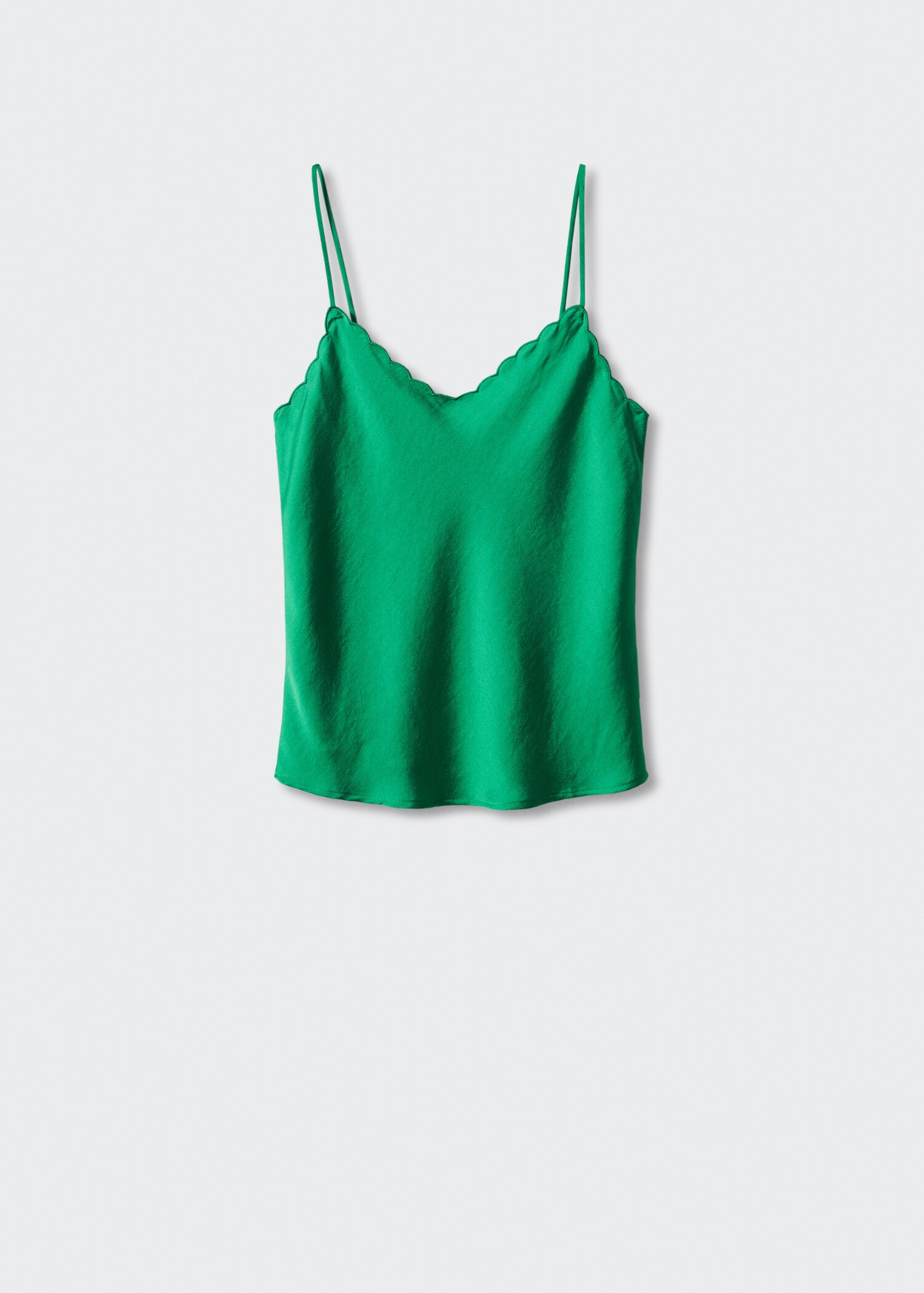 Top pizzo satinato - Articolo senza modello