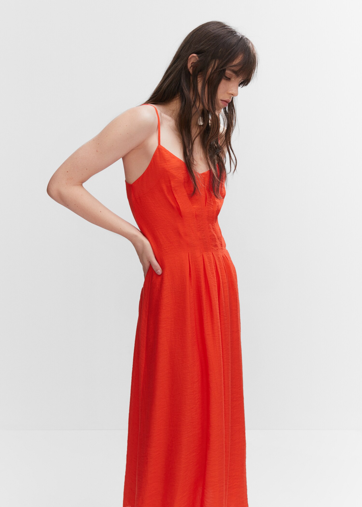 Spaghetti strap dress - Medium plane