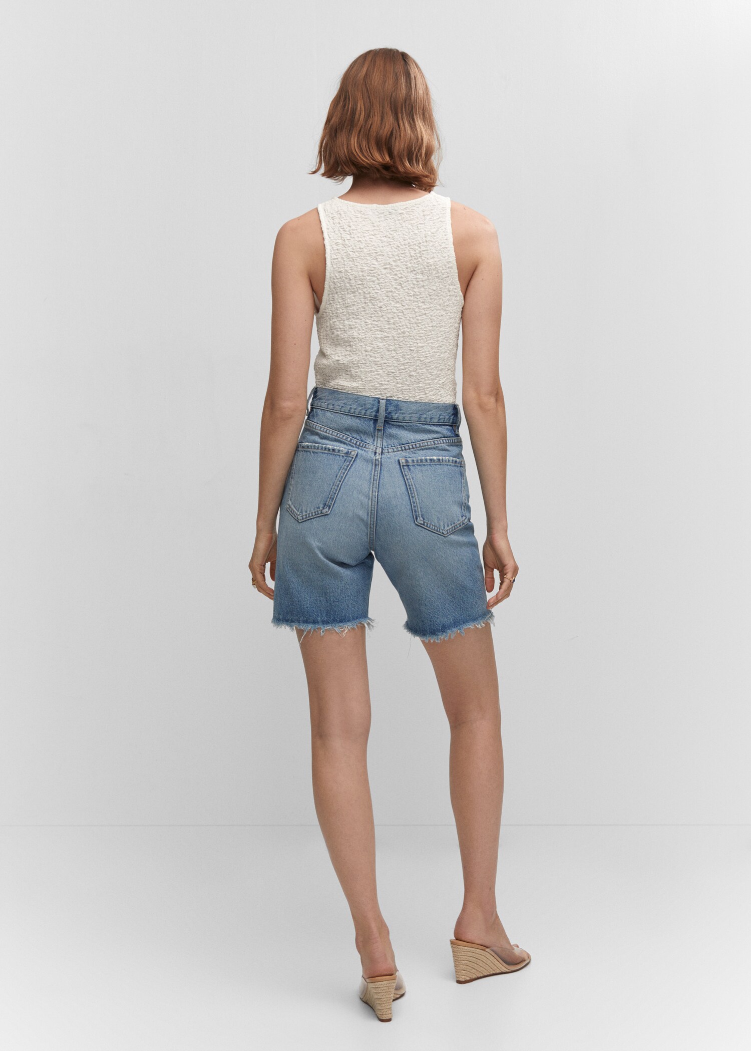 Textured cotton top - Reverse of the article